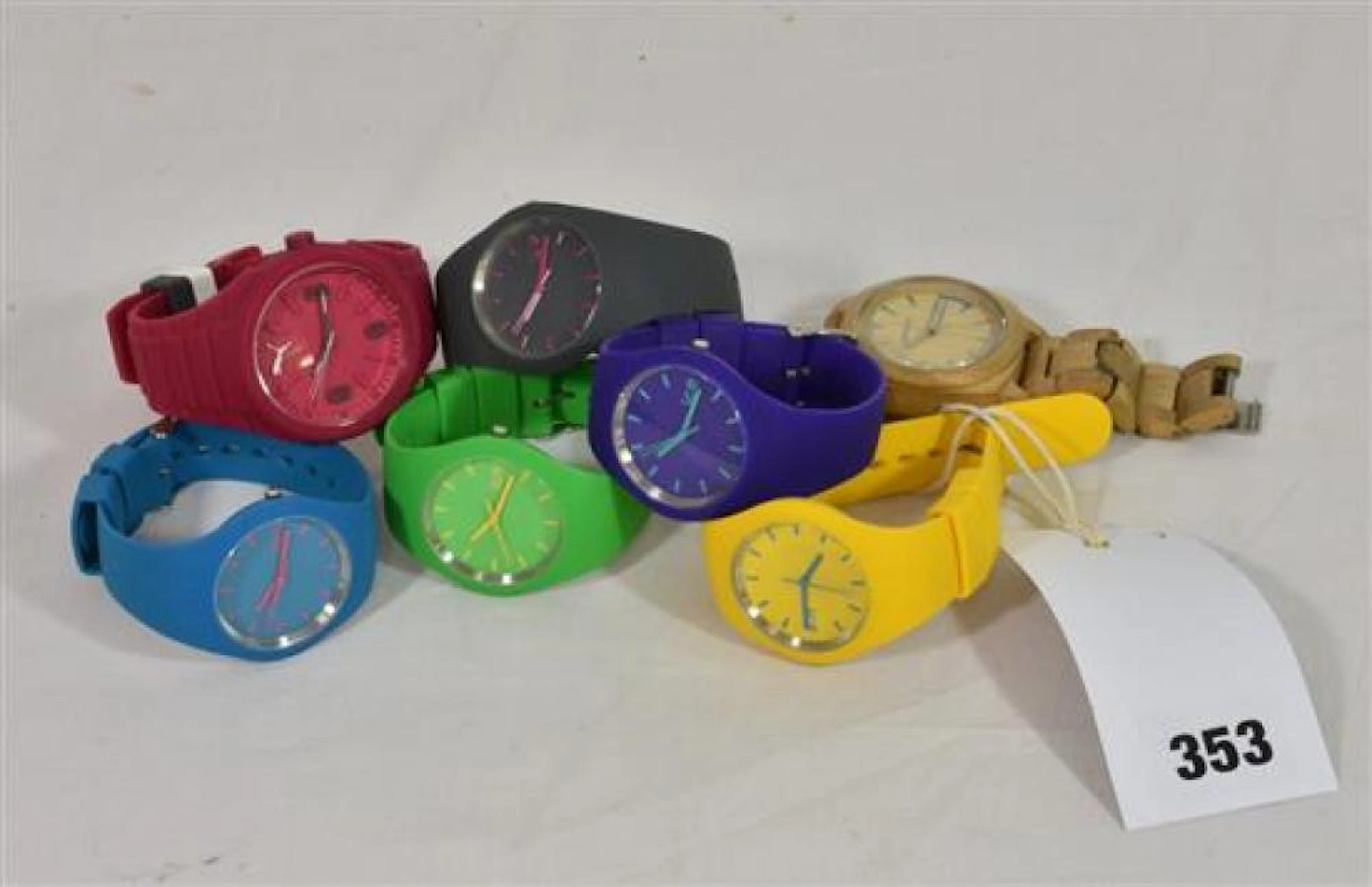 Five colourful silicone watches by ICE