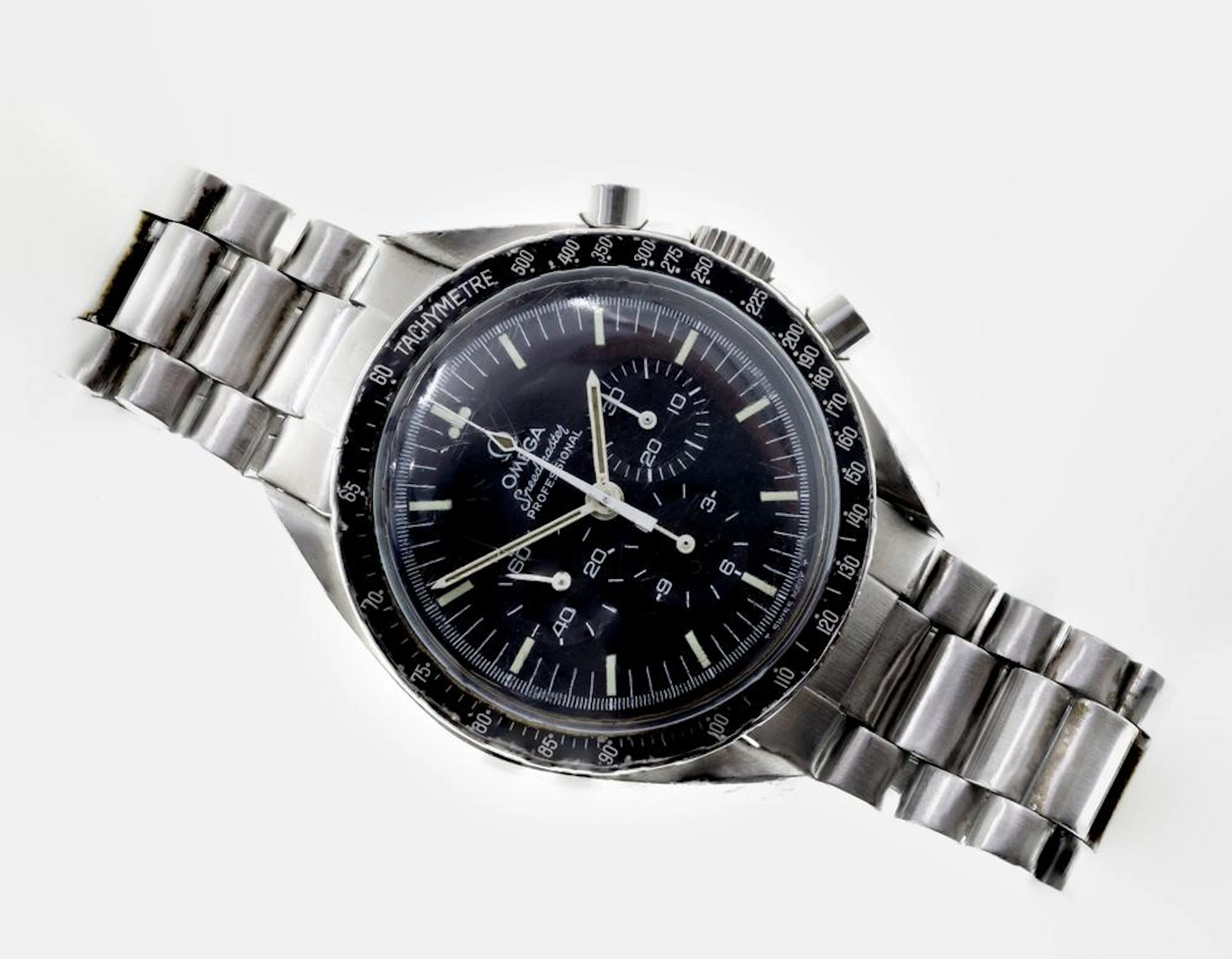 An Omega Speedmaster Professional 'Moon Watch' stainless...