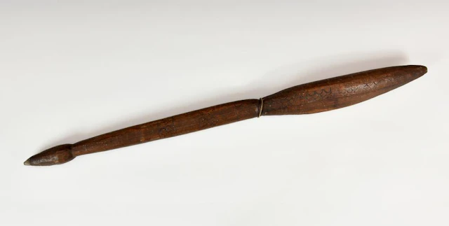Tribal Art - an Australian Nulla Nulla or Waddy club late...