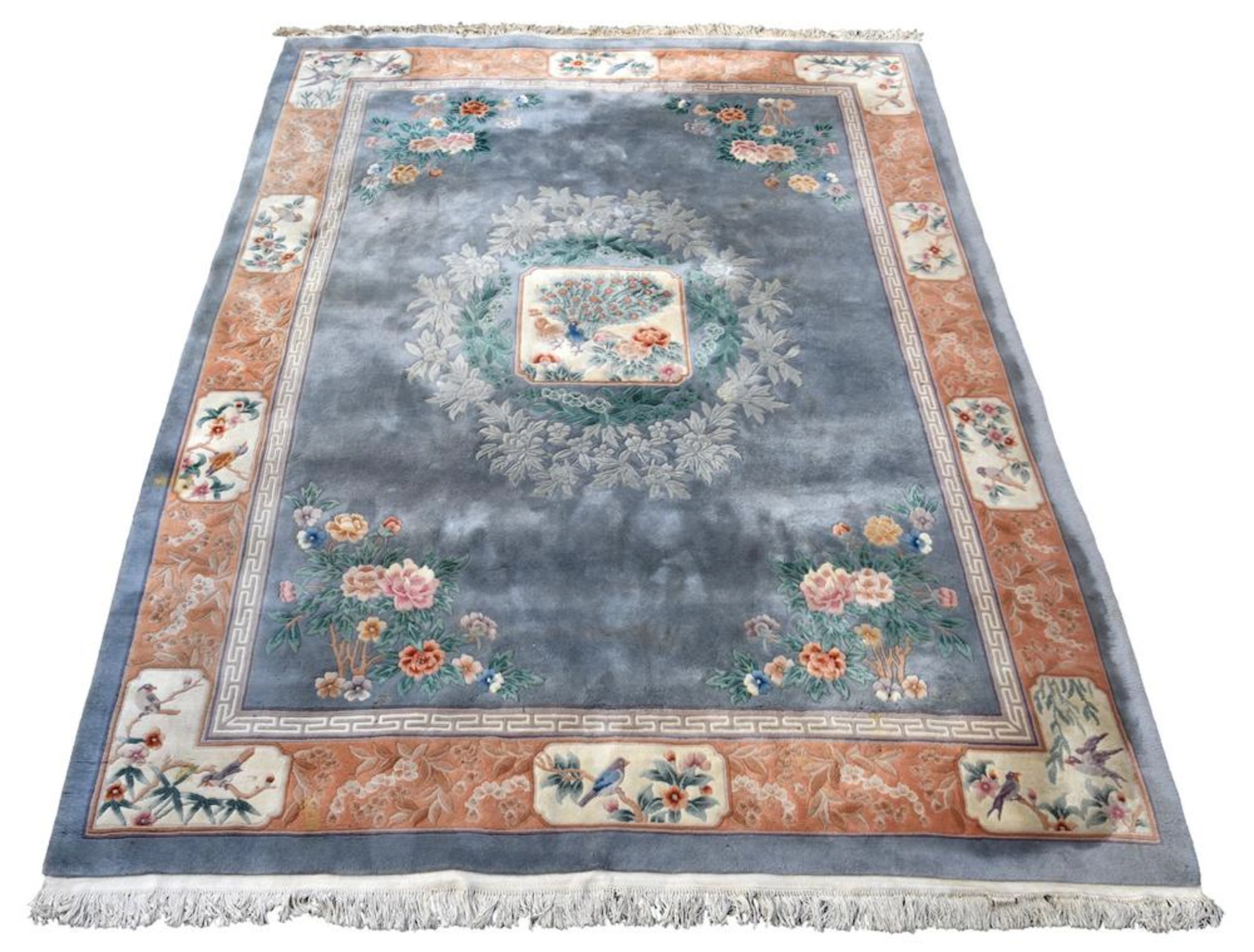 A large Chinese wool rug second half 20th century,