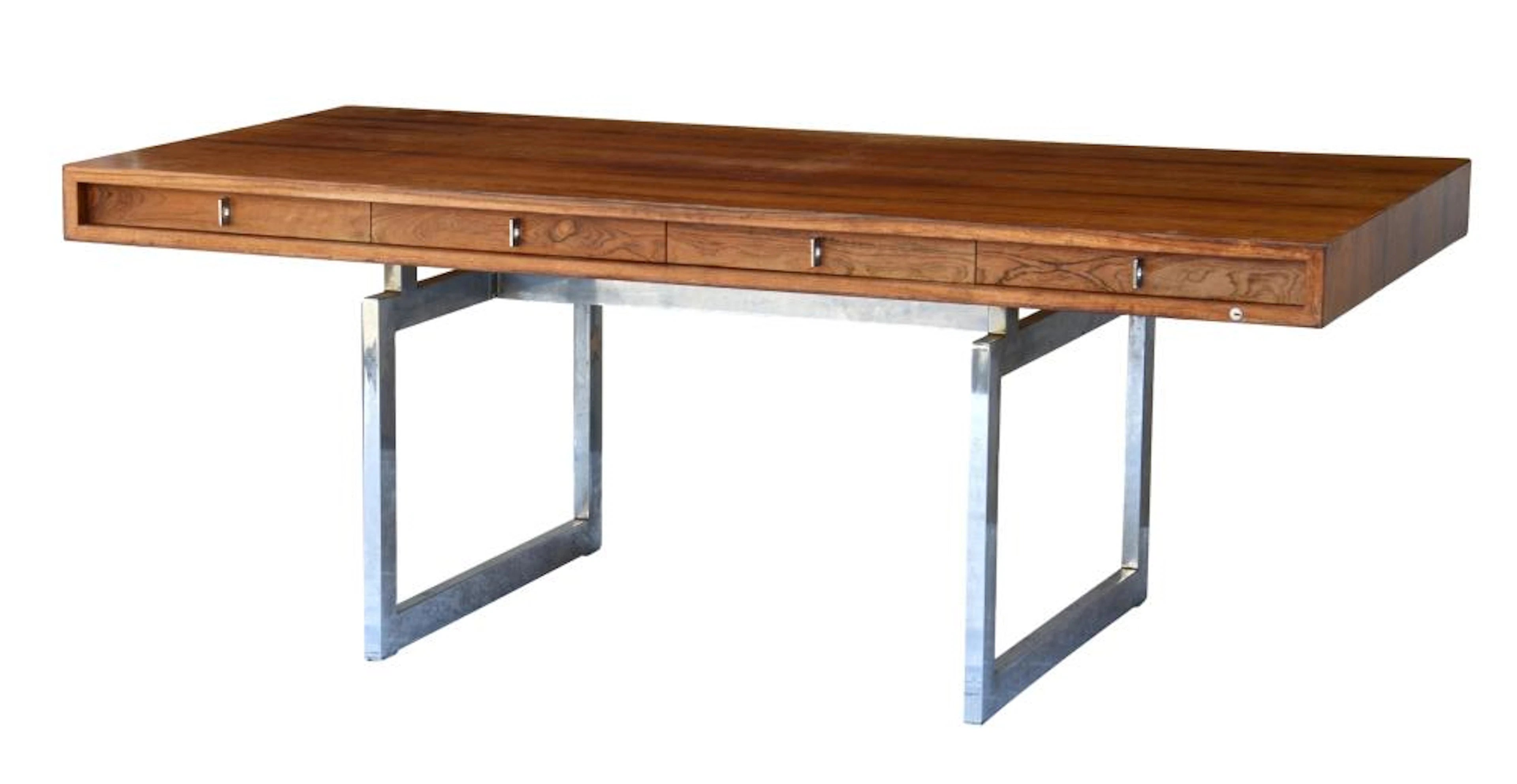 'The James Bond Desk' - a Bodil Kjaer rosewood 'working table' desk