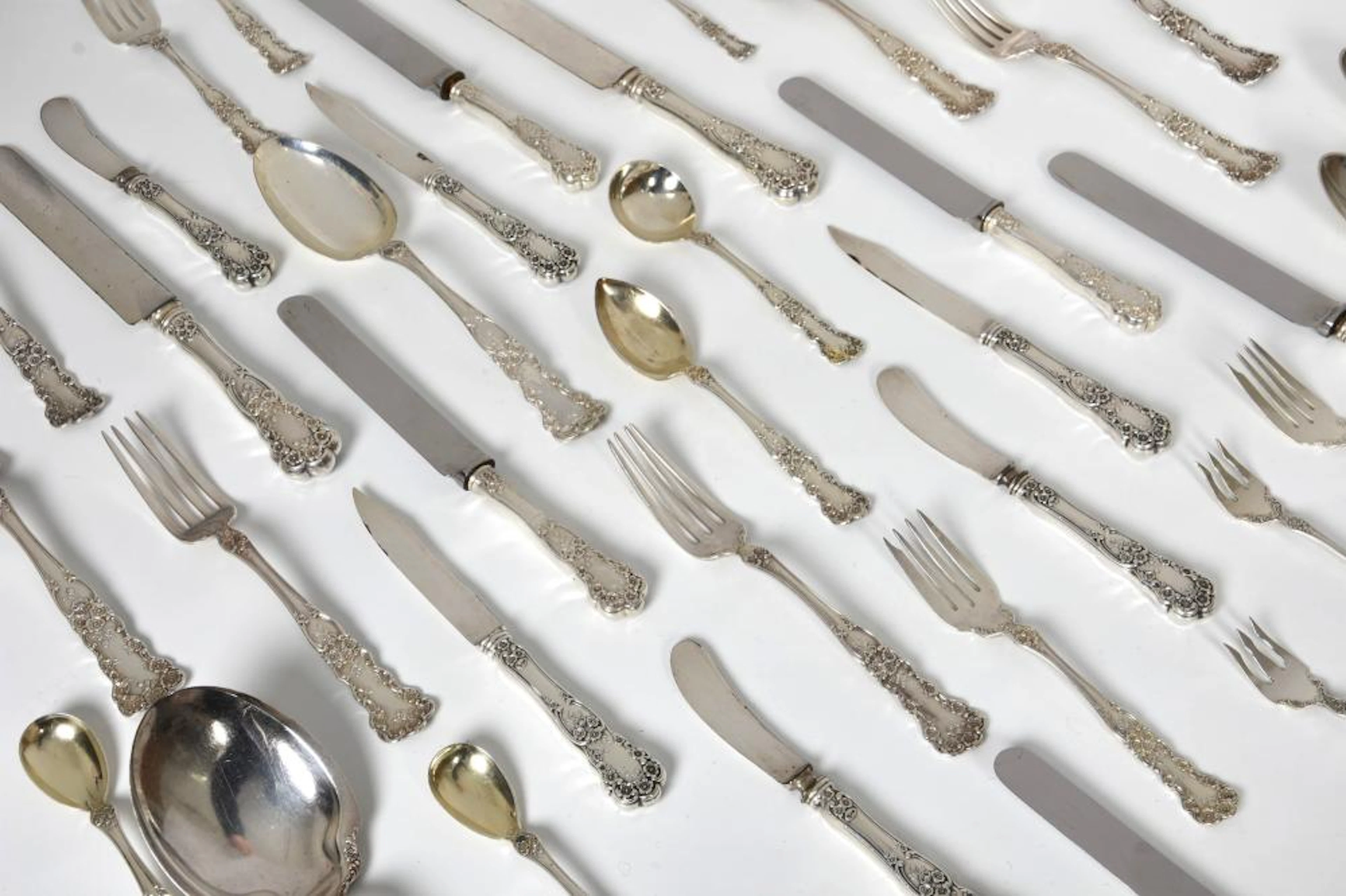 American Gorham Sterling Silver Buttercup Pattern flatware