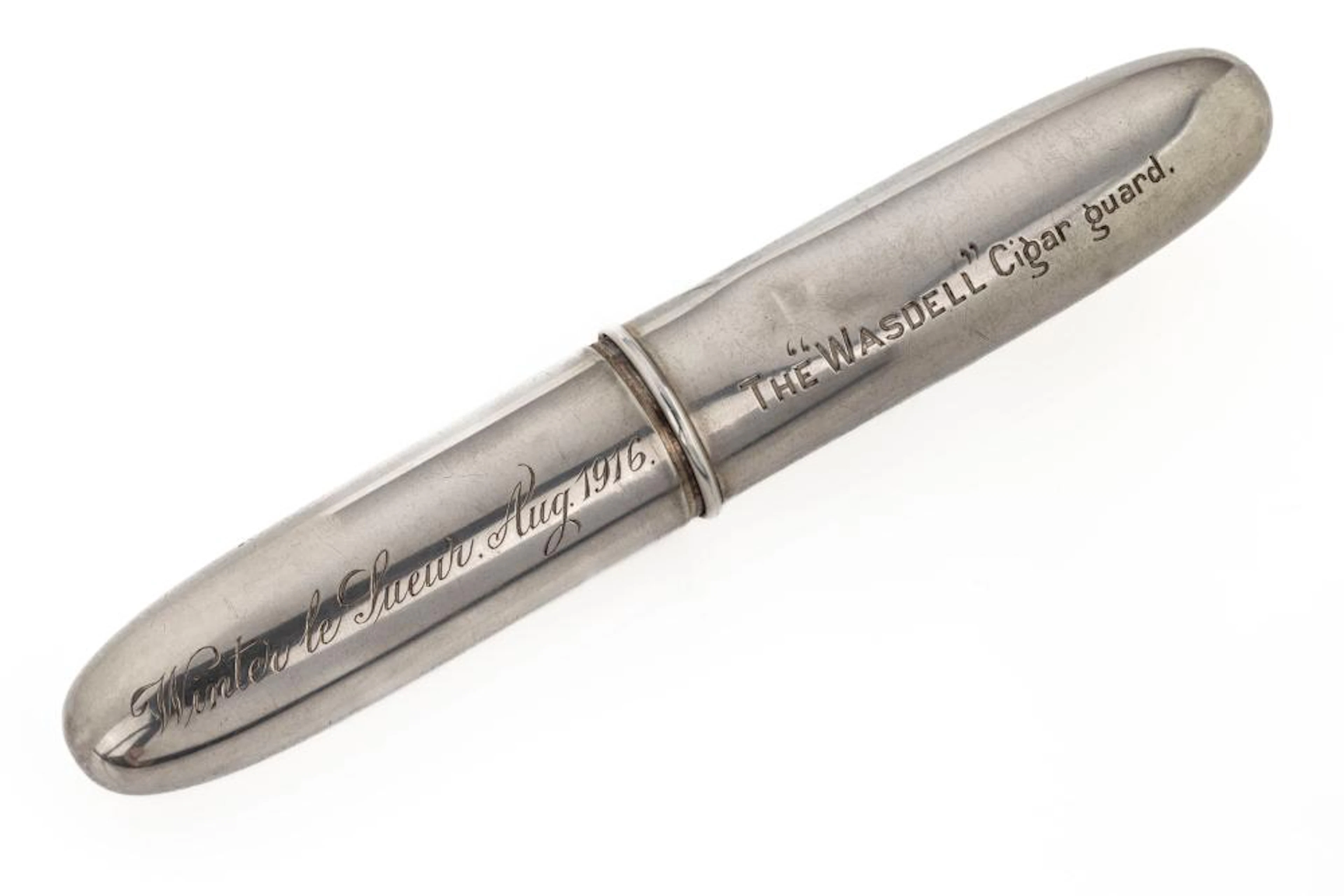 A George V Silver cigar case