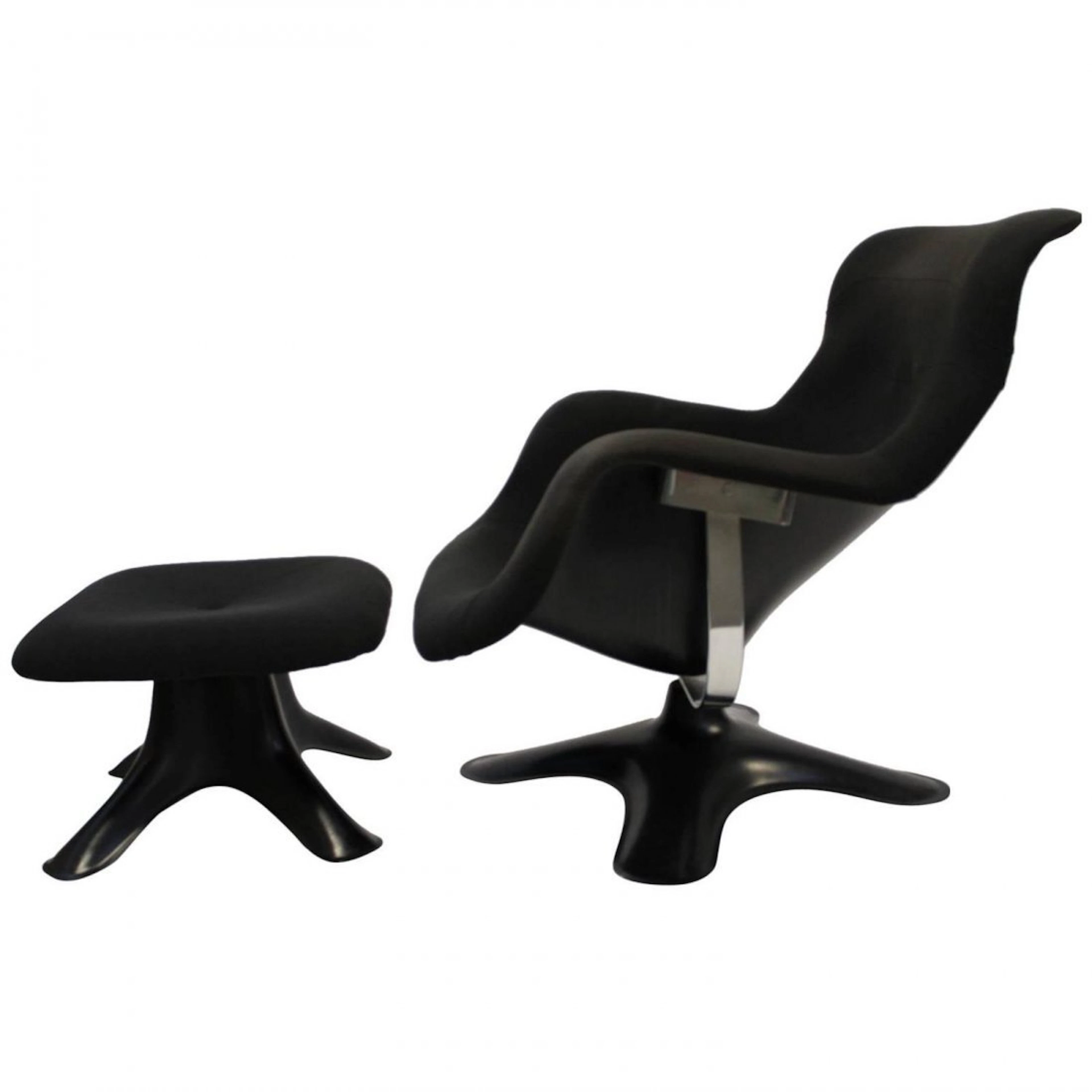 Karuselli Chair & Ottoman Yrjö Kukkapuro for Haimi Oy