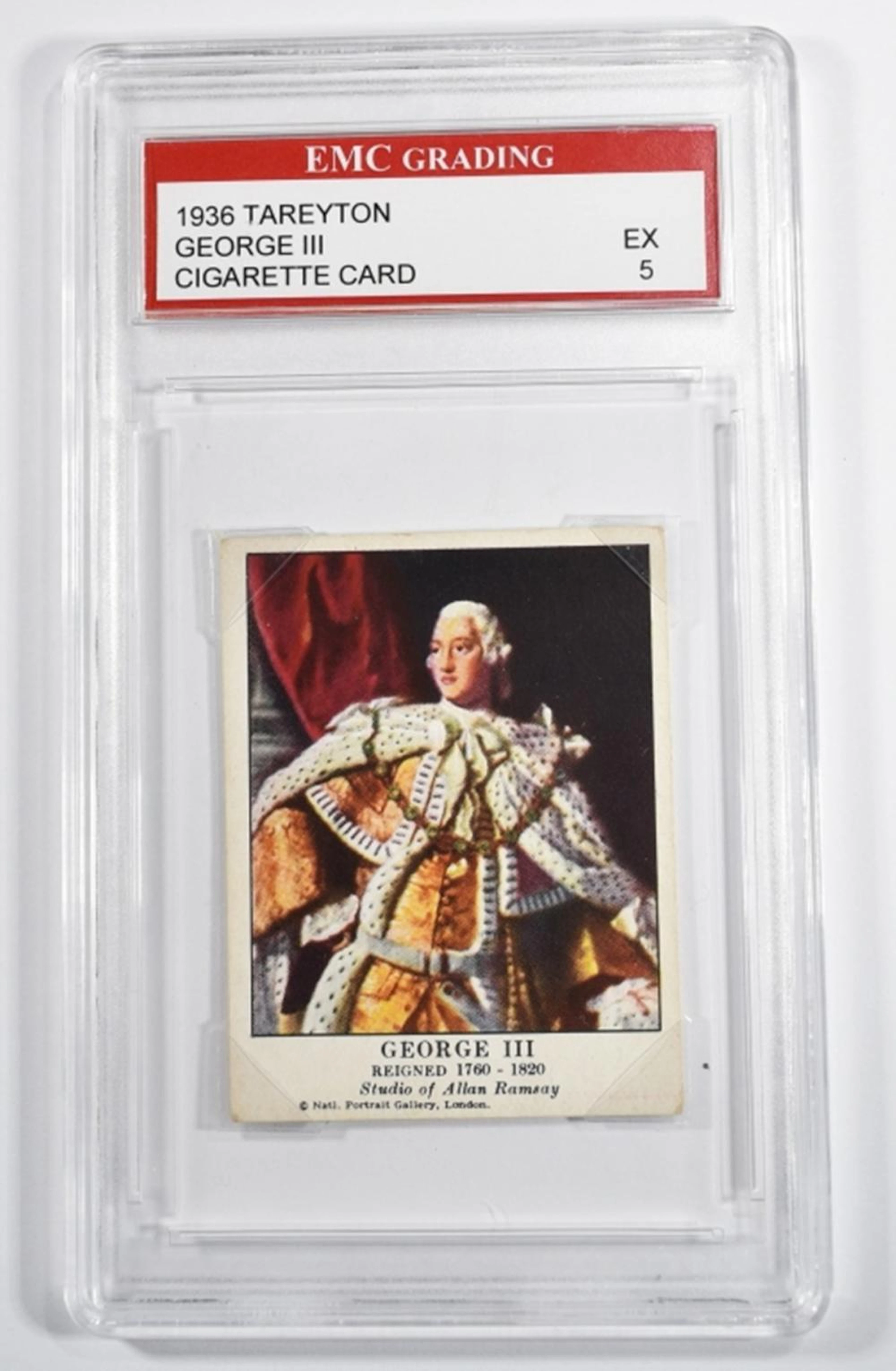 1936 TAREYTON GEORGE III CIGARETTE CARD EX 5