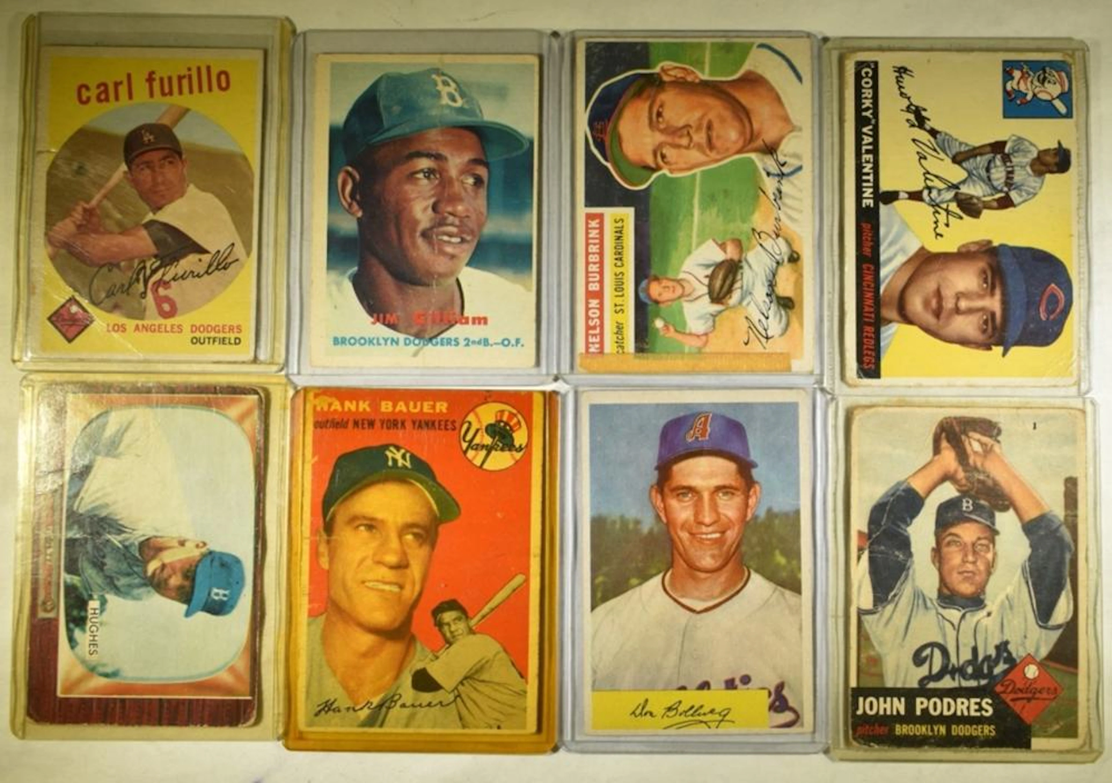MIXED 1950'S BASEBALL CARDS LOT