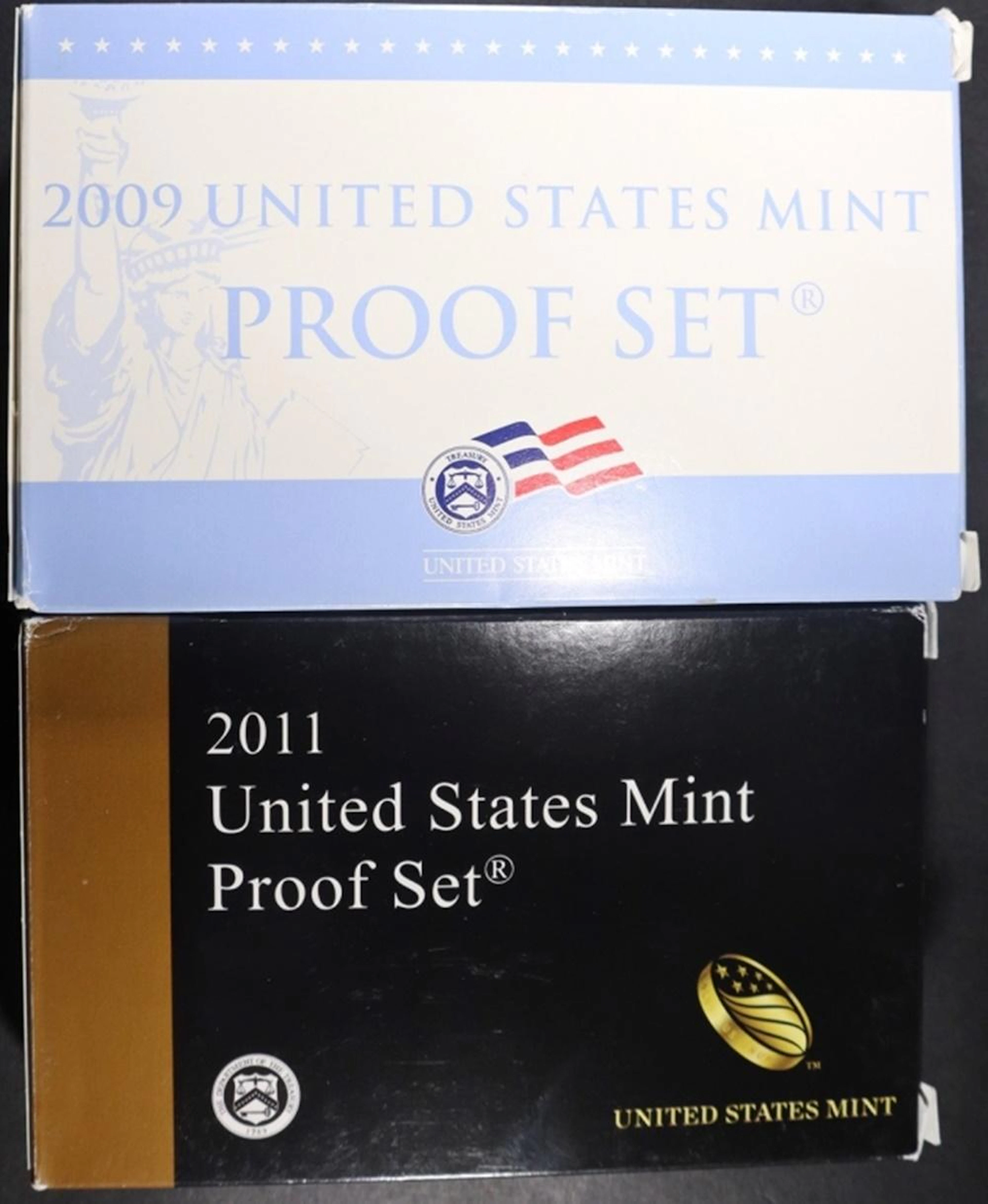 2009 & 2011 US PROOF SETS