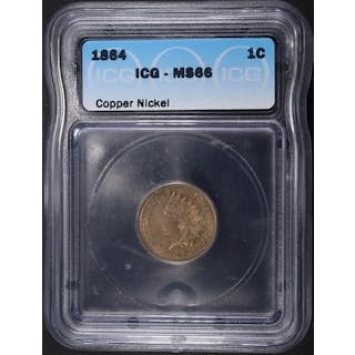 1864 CN INDIAN CENT ICG MS-66