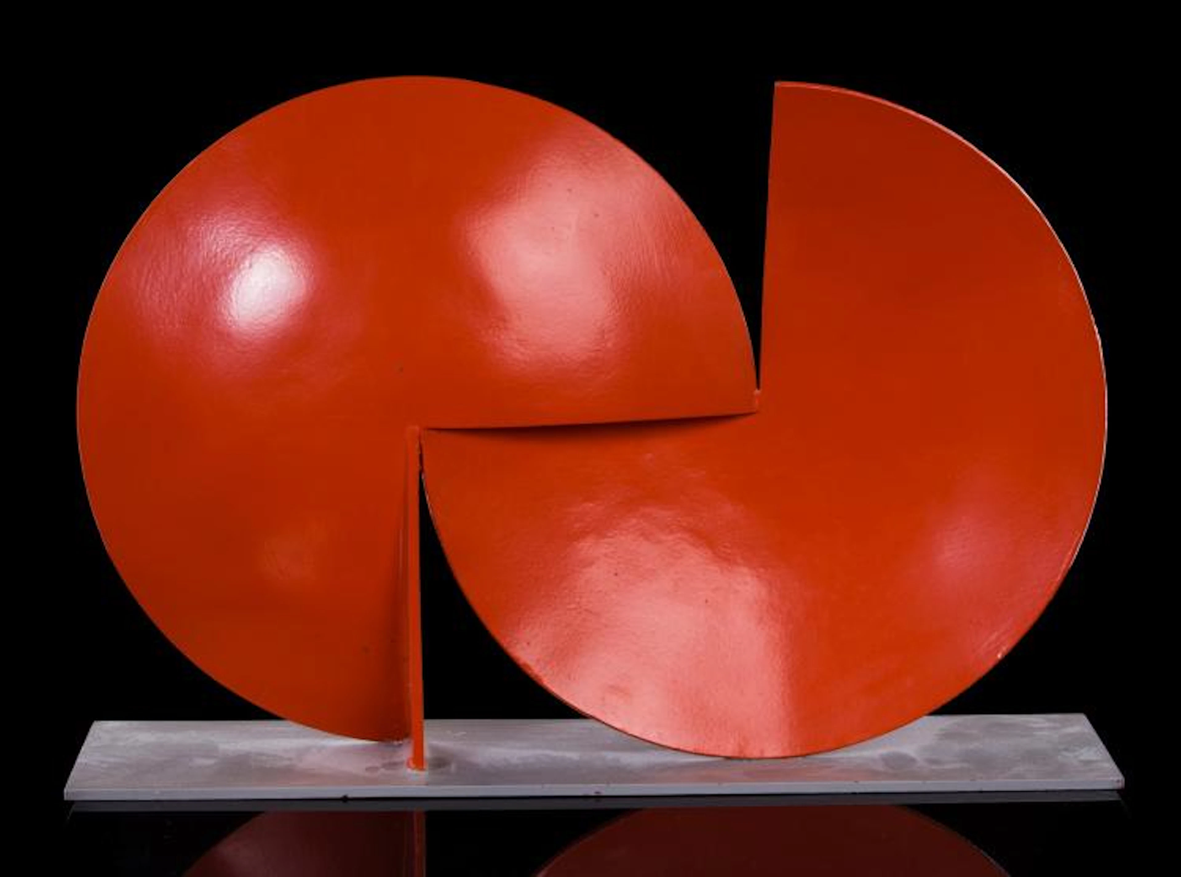JOSEPH FRANCIS MOSS METAL PAINTED SCULPTURE
