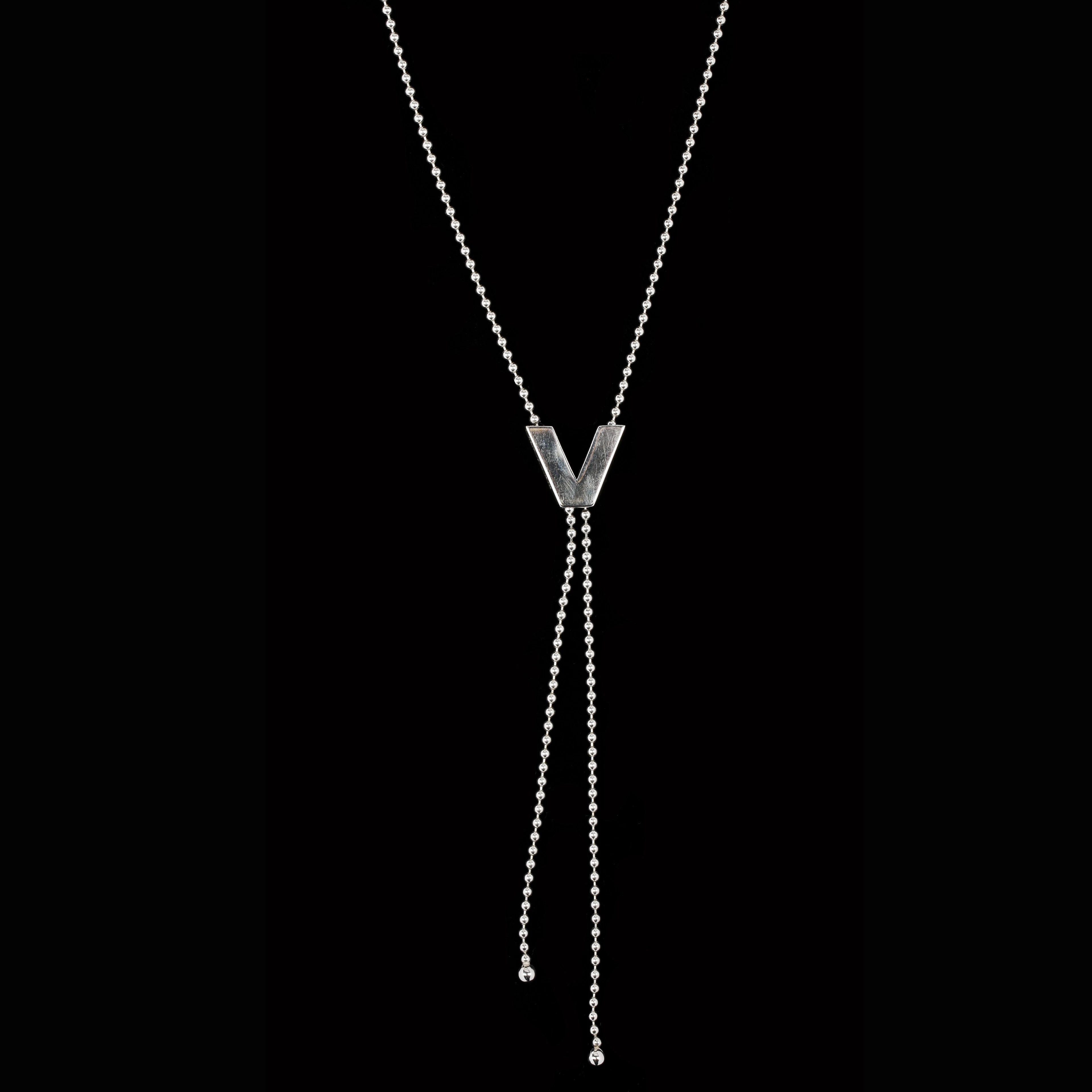 COLLIER, Versace, 18k vitguld.