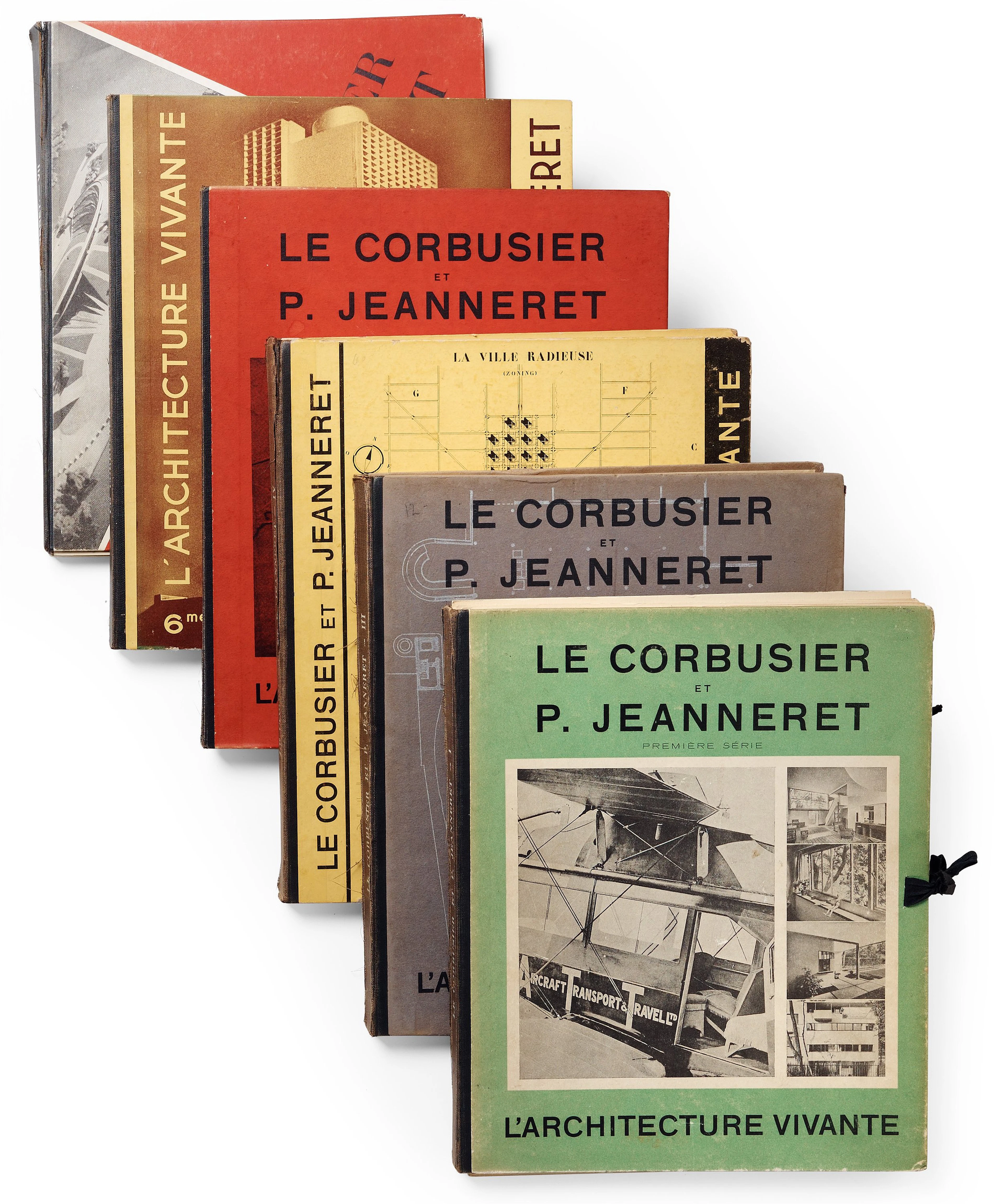 LE CORBUSIER et PIERRE JEANNERET, "L'Architecture Vivante", 6 vol.