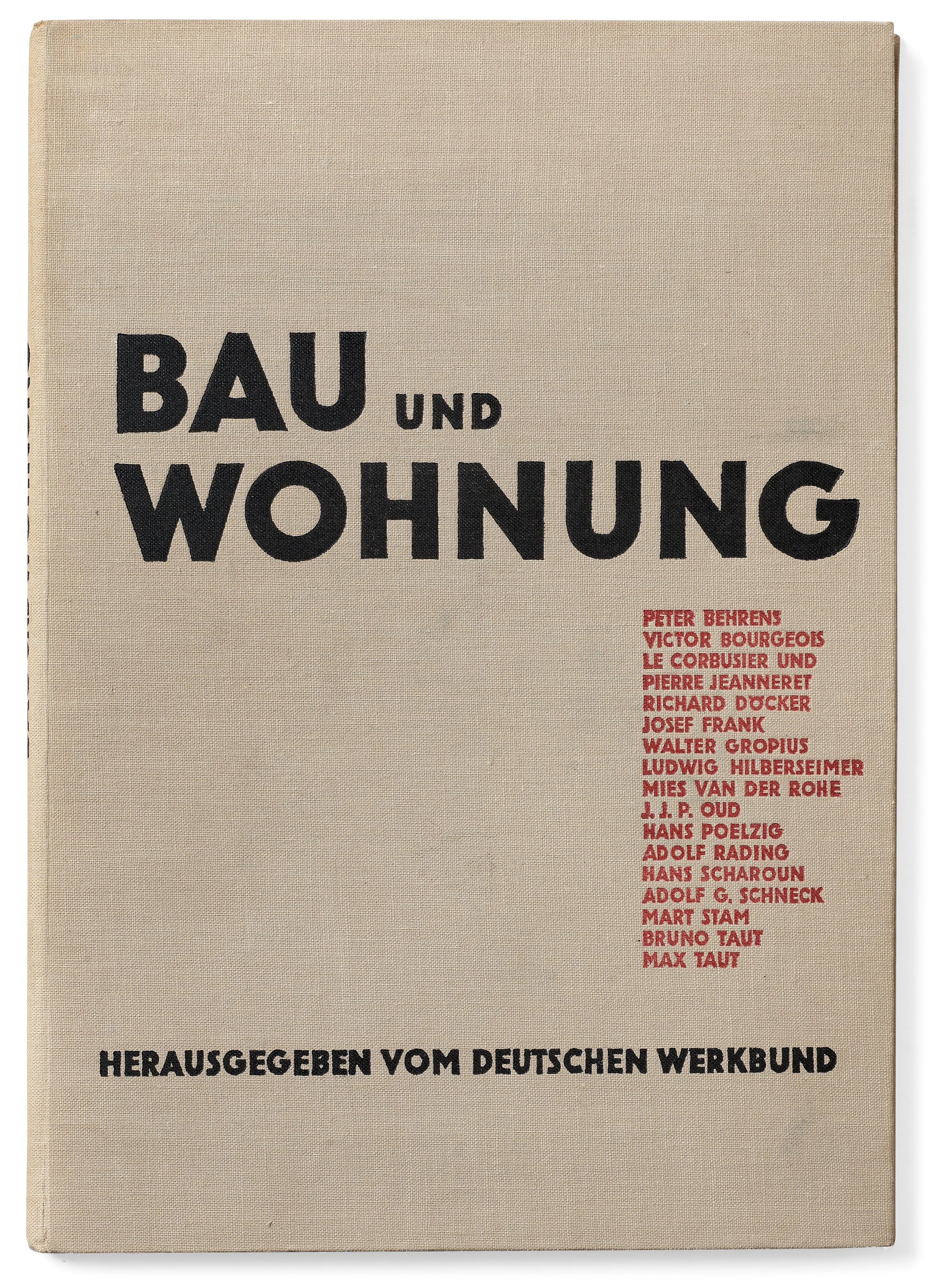 JOSEF FRANK med flera. "Bau und Wohnung".