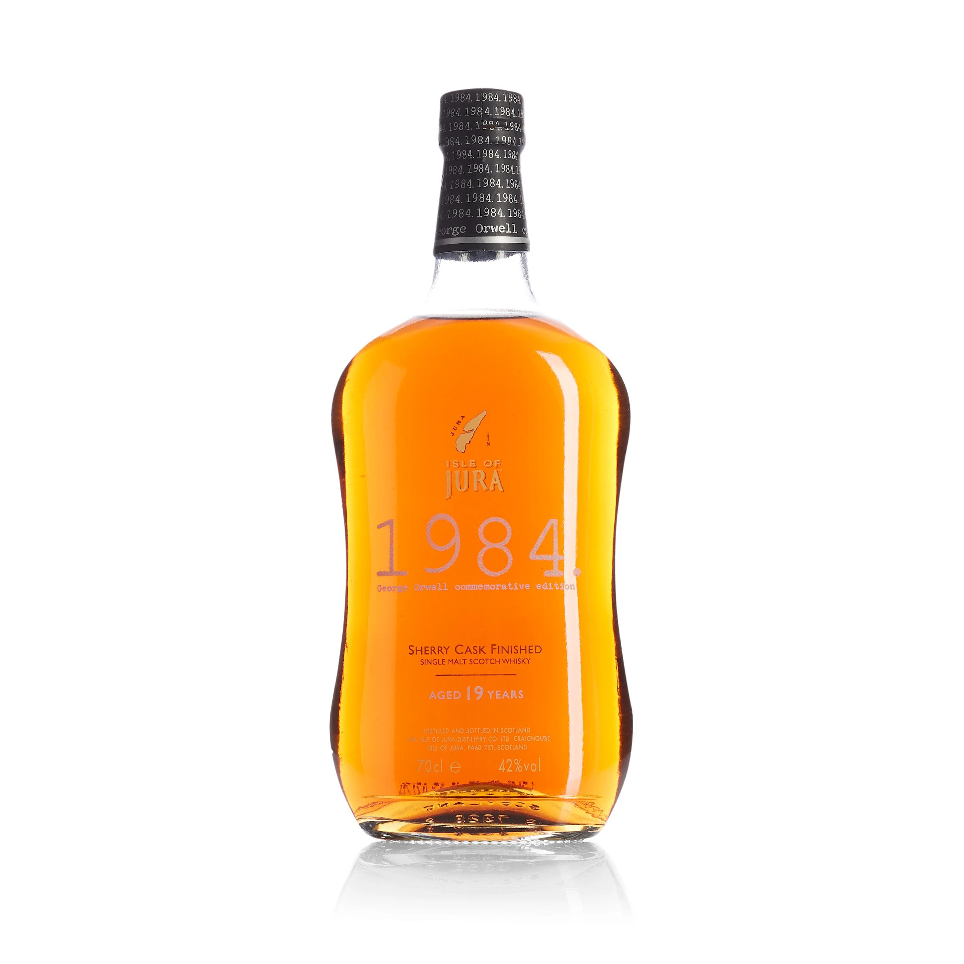 Isle of Jura 1984 19 Years, George Orwell Commemorative Edition.