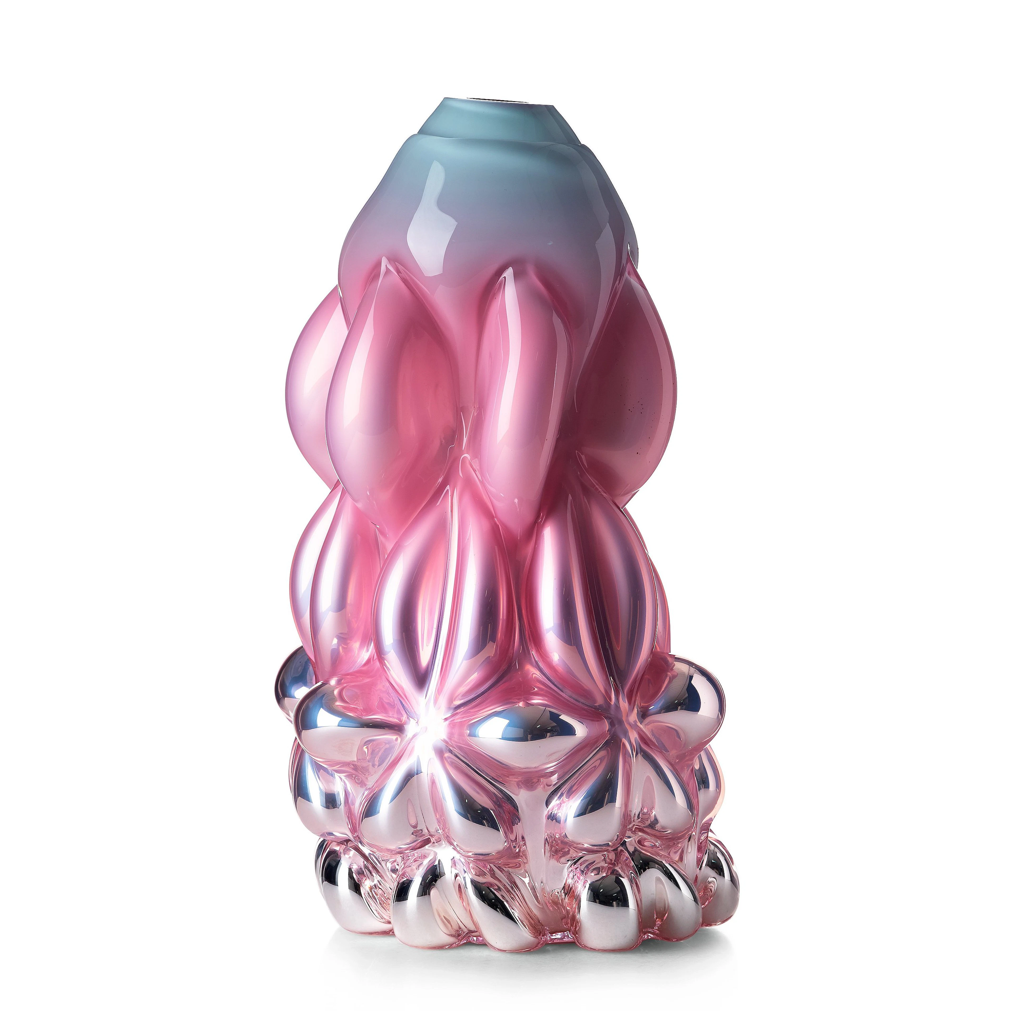 skulptur, "Tiffany print", glas, The Glass Factory, Boda Glasbruk, 2018