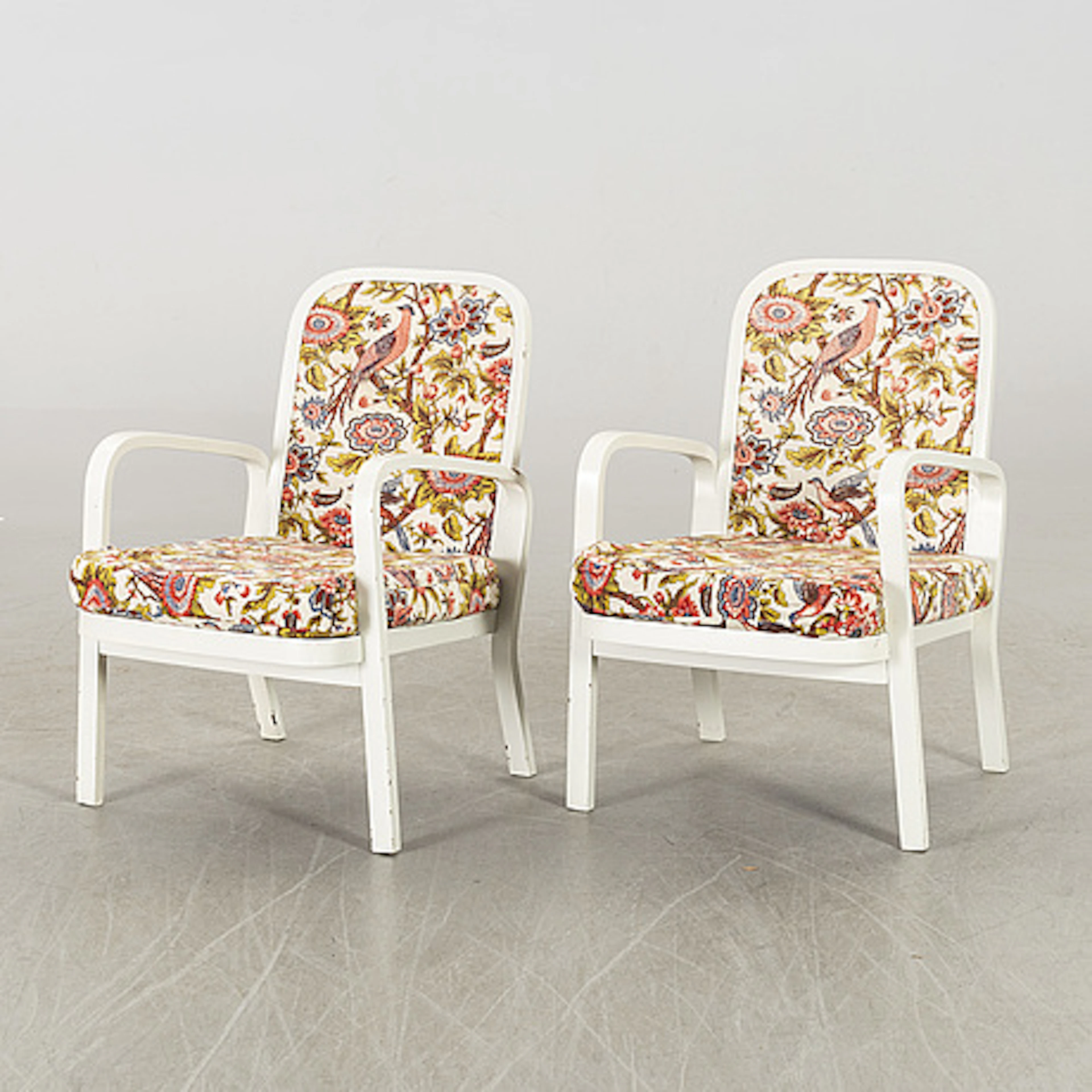 A PAIR OF SWEDISH GEMLA ARMCHAIRS, probably by Sigurd Lewerentz.
