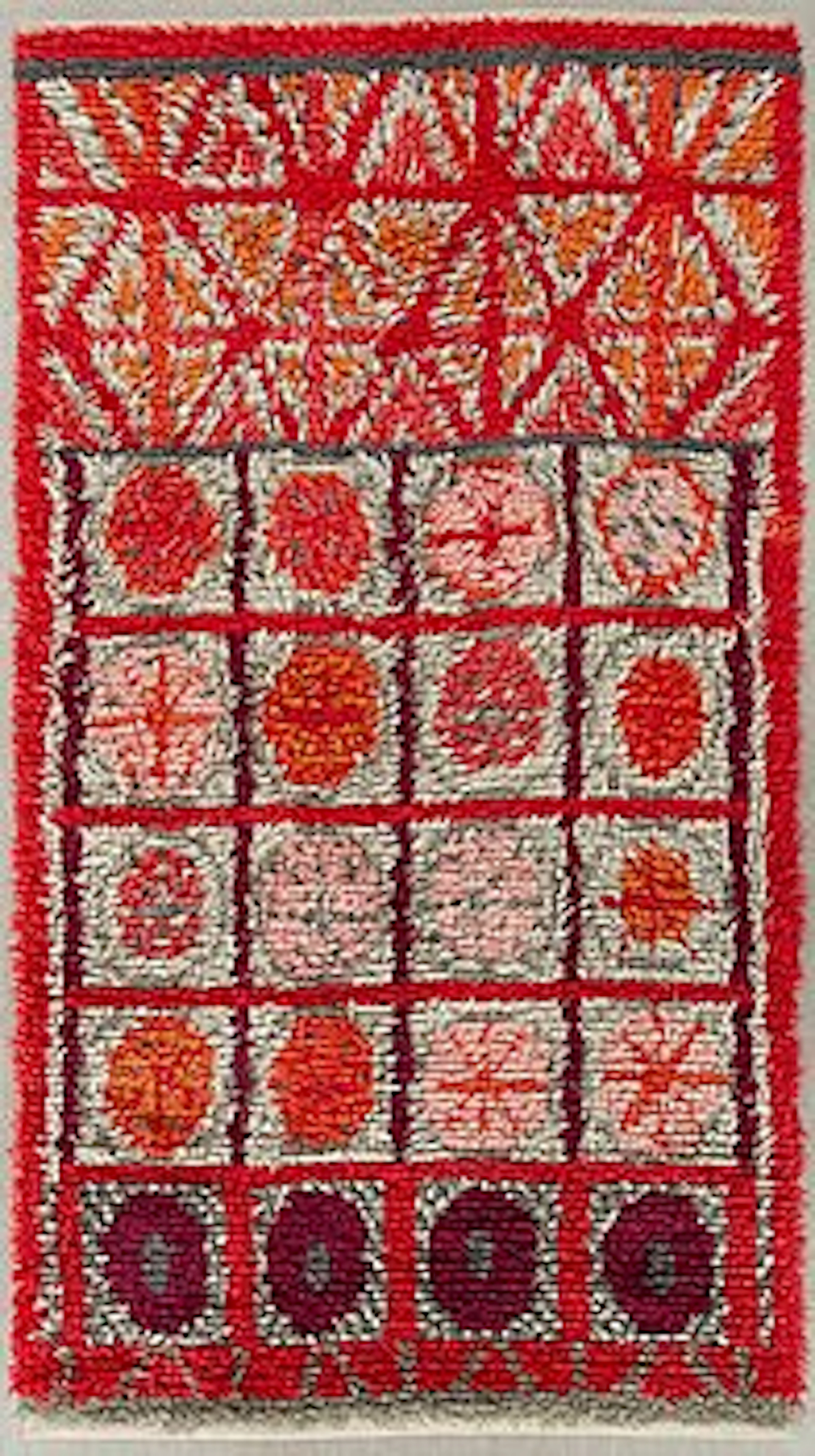 A Gerd Göran knotted pile rug ca 210 x 120 cm.