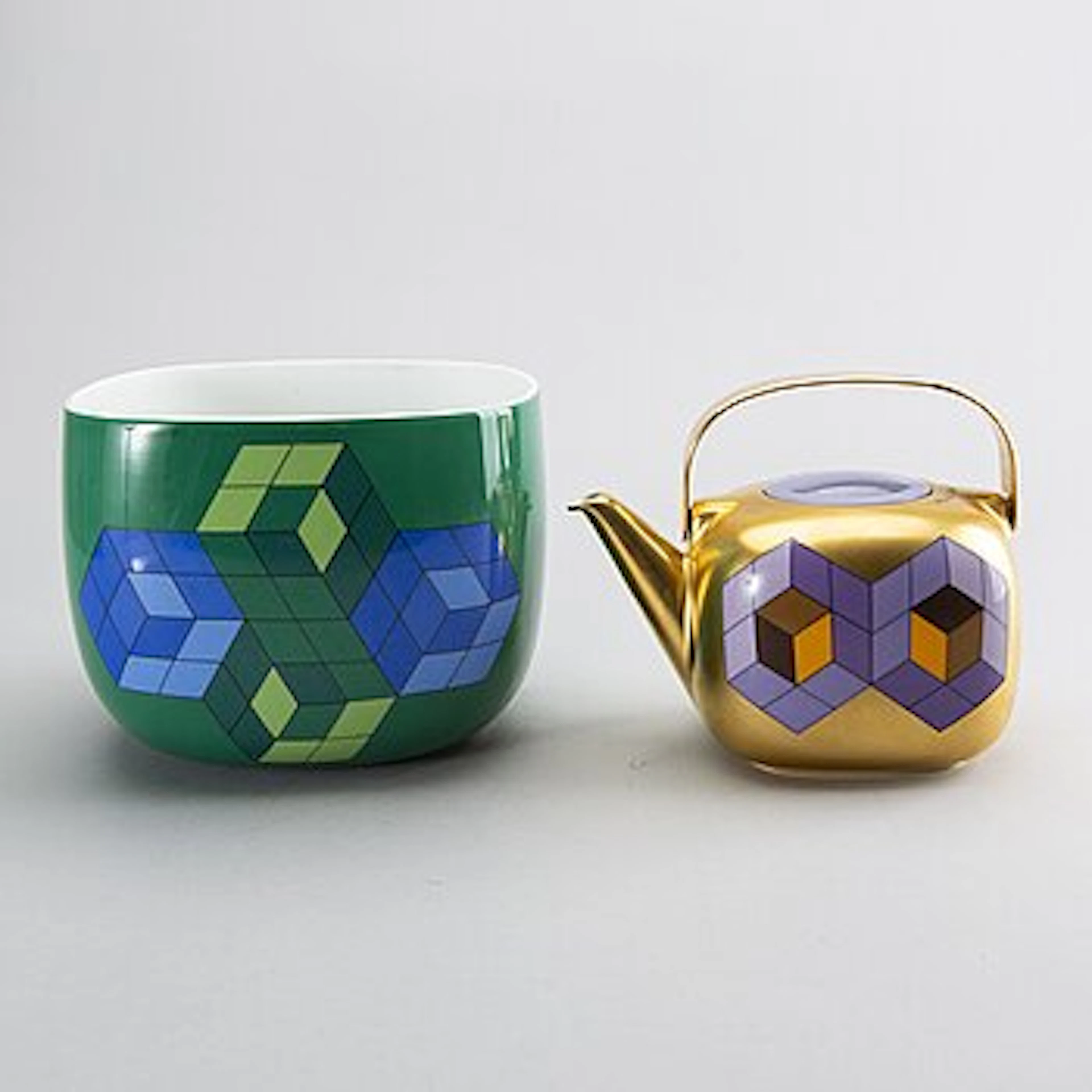 VICTOR VASARELY  / TIMO SARPANEVA 'Suomi', for Rosenthal Galerie