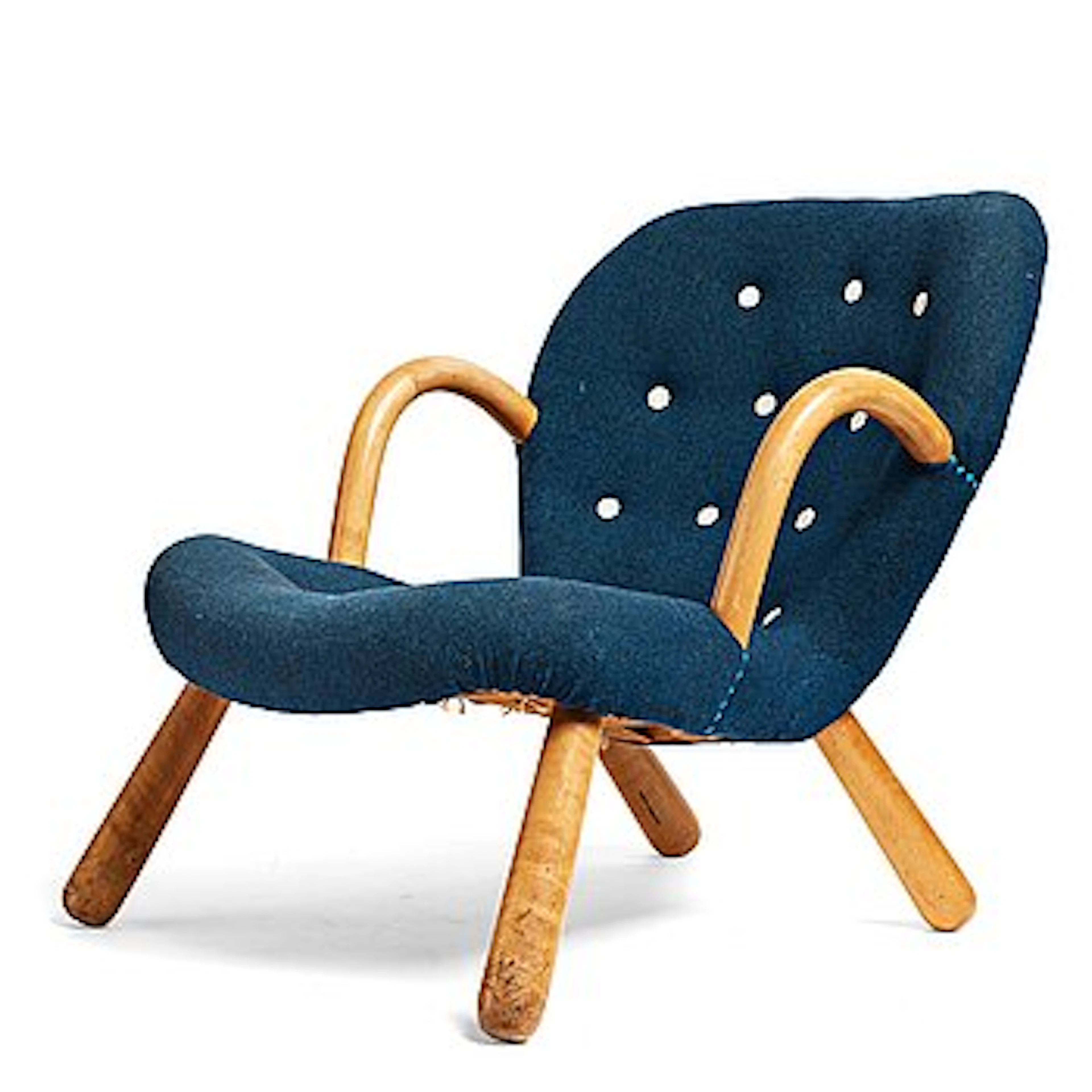 Philip Arctander, attributed to a Clam Chair, 1940-50's.