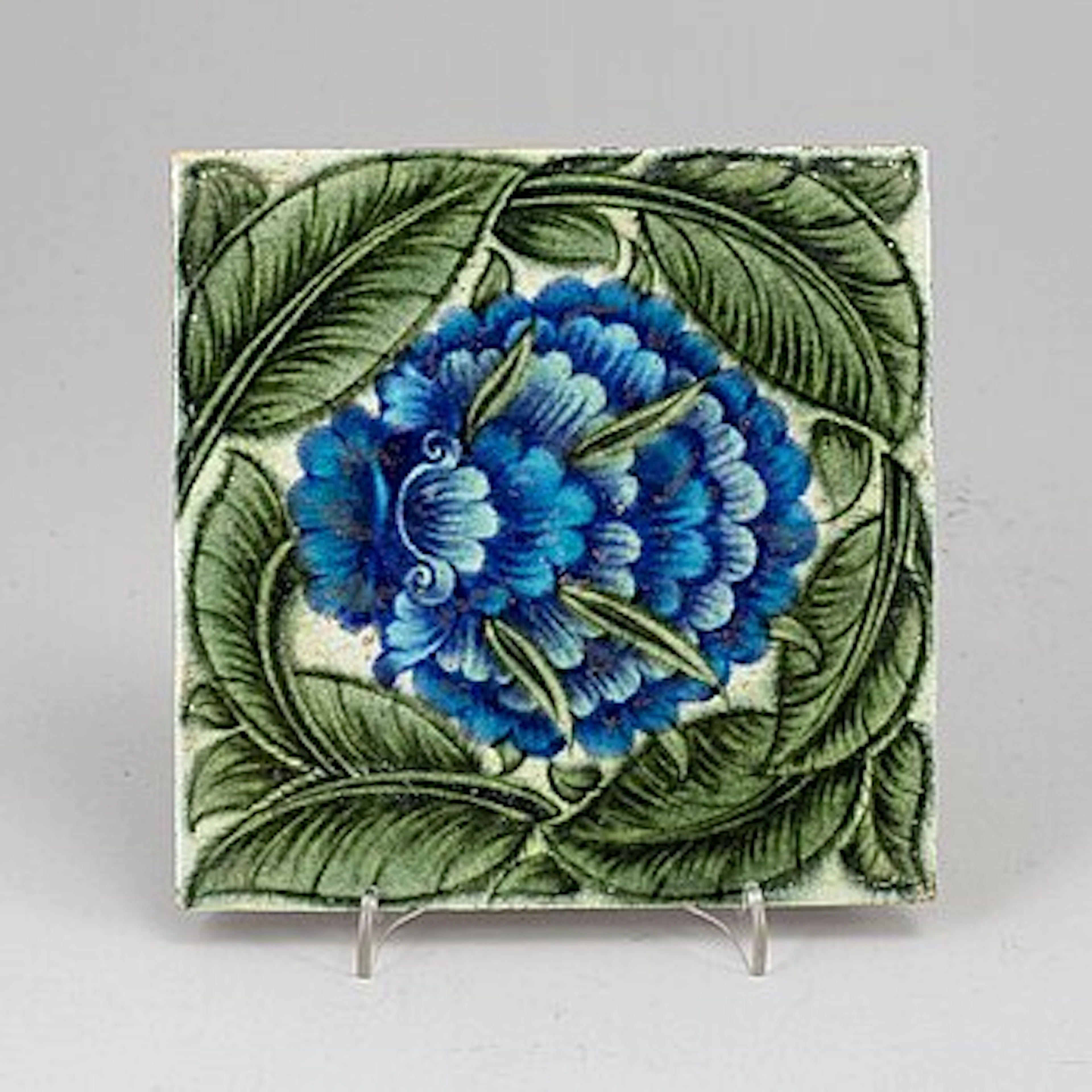 WILLIAM DE MORGAN, a Victorian ceramic tile from Sand's End Pottery