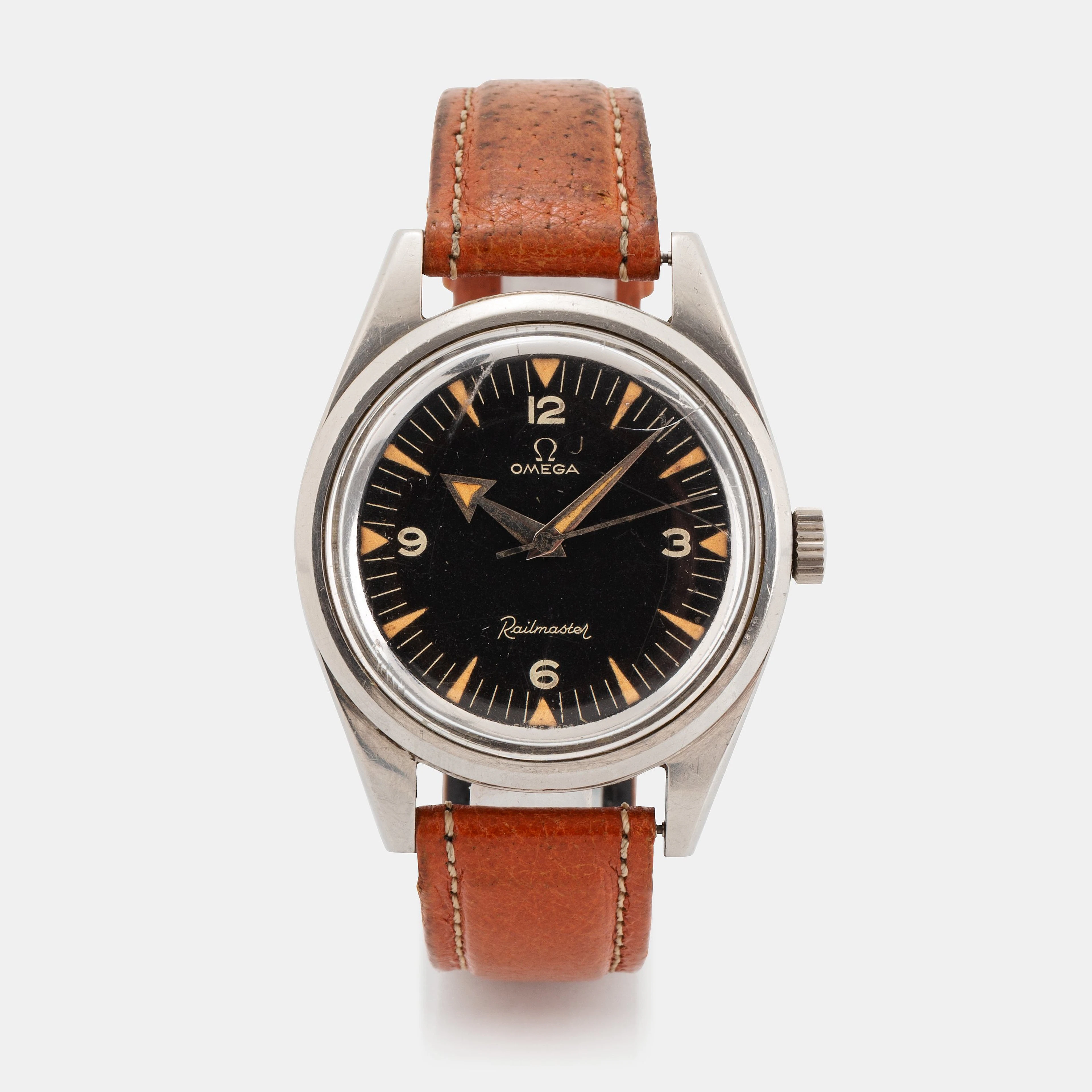 Omega, Railmaster, "Broad Arrow hands"
