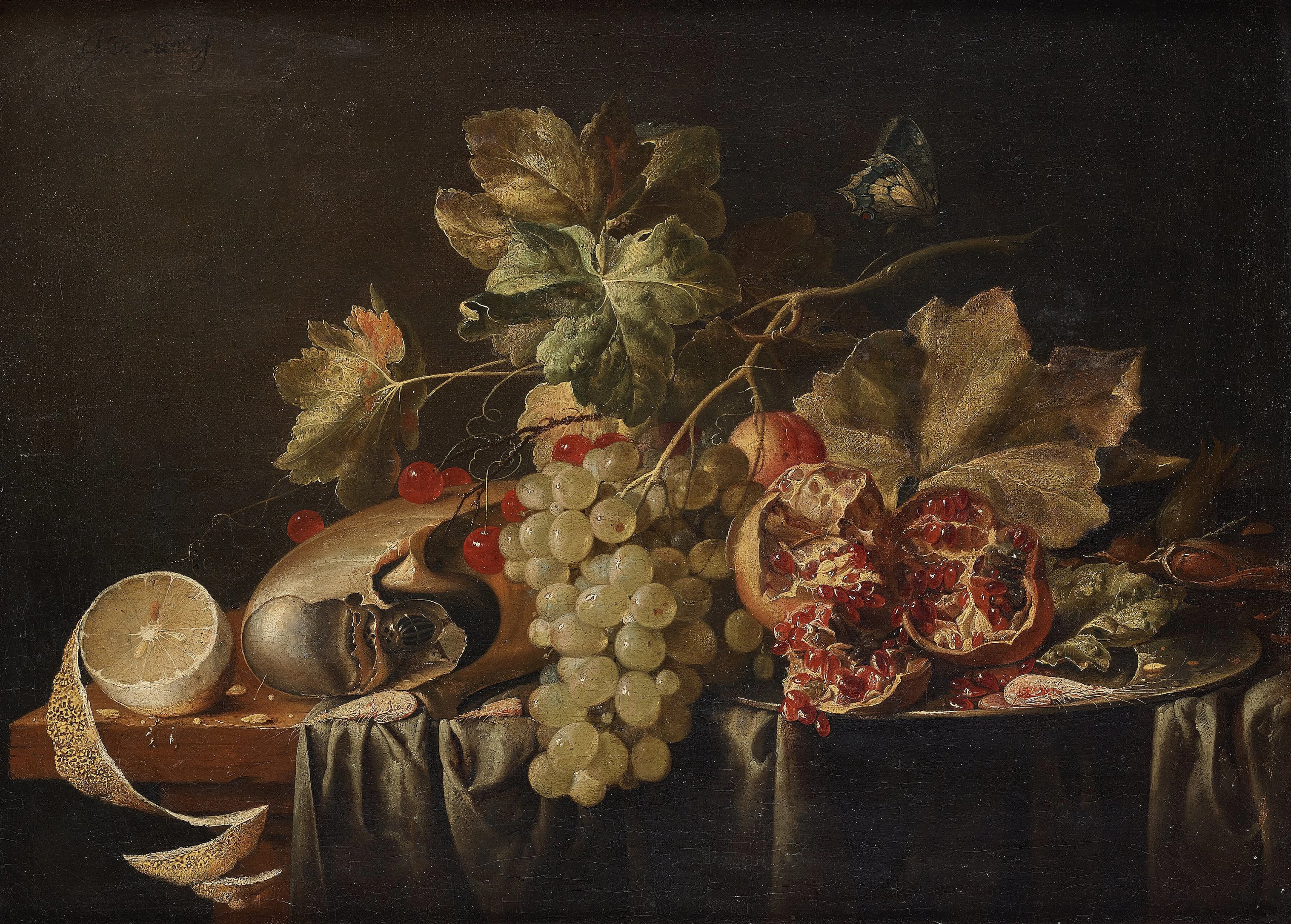 Jan Davidsz de Heem, his studio