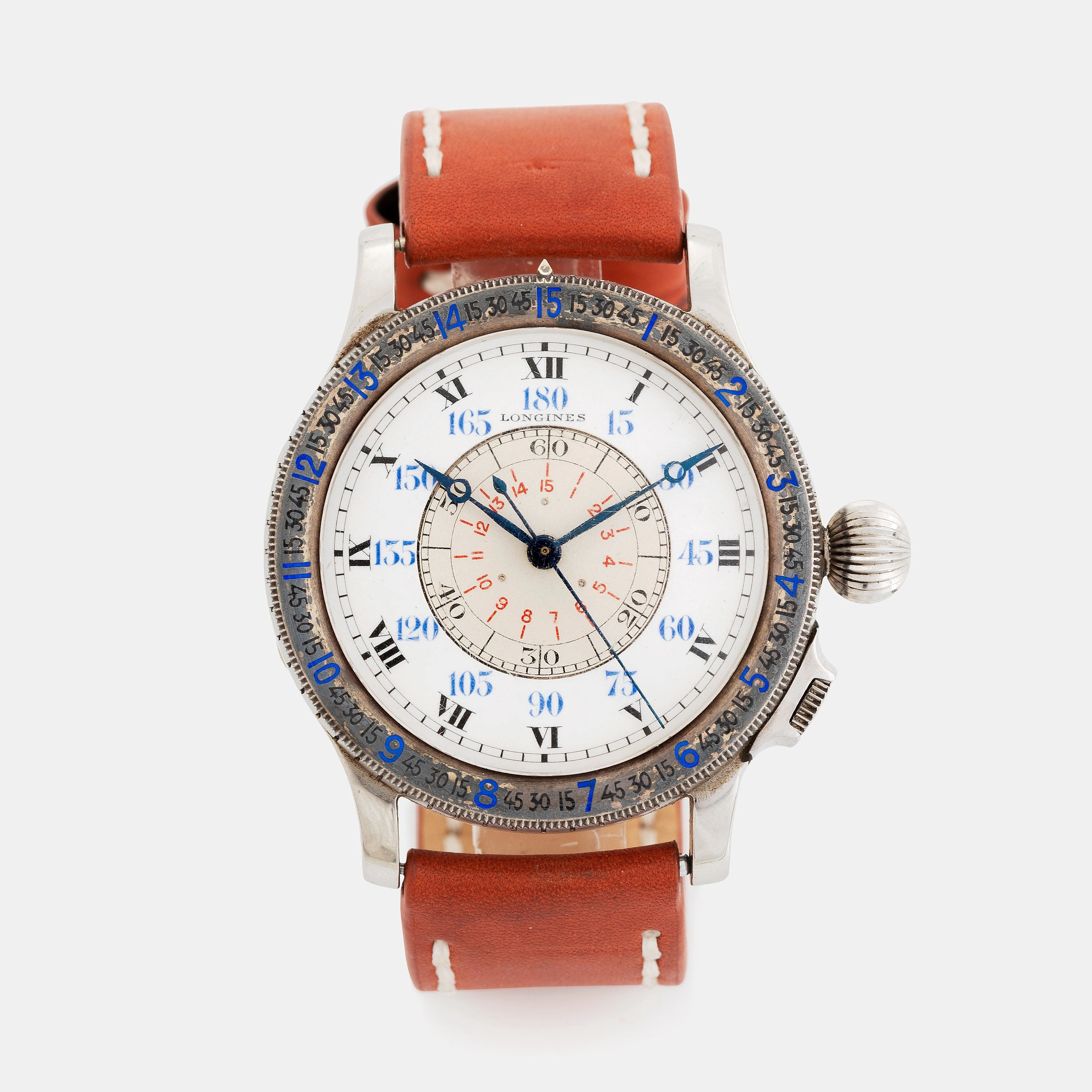 Longines, "Lindbergh Hour Angle Navigator", "Oversized", ca 1948