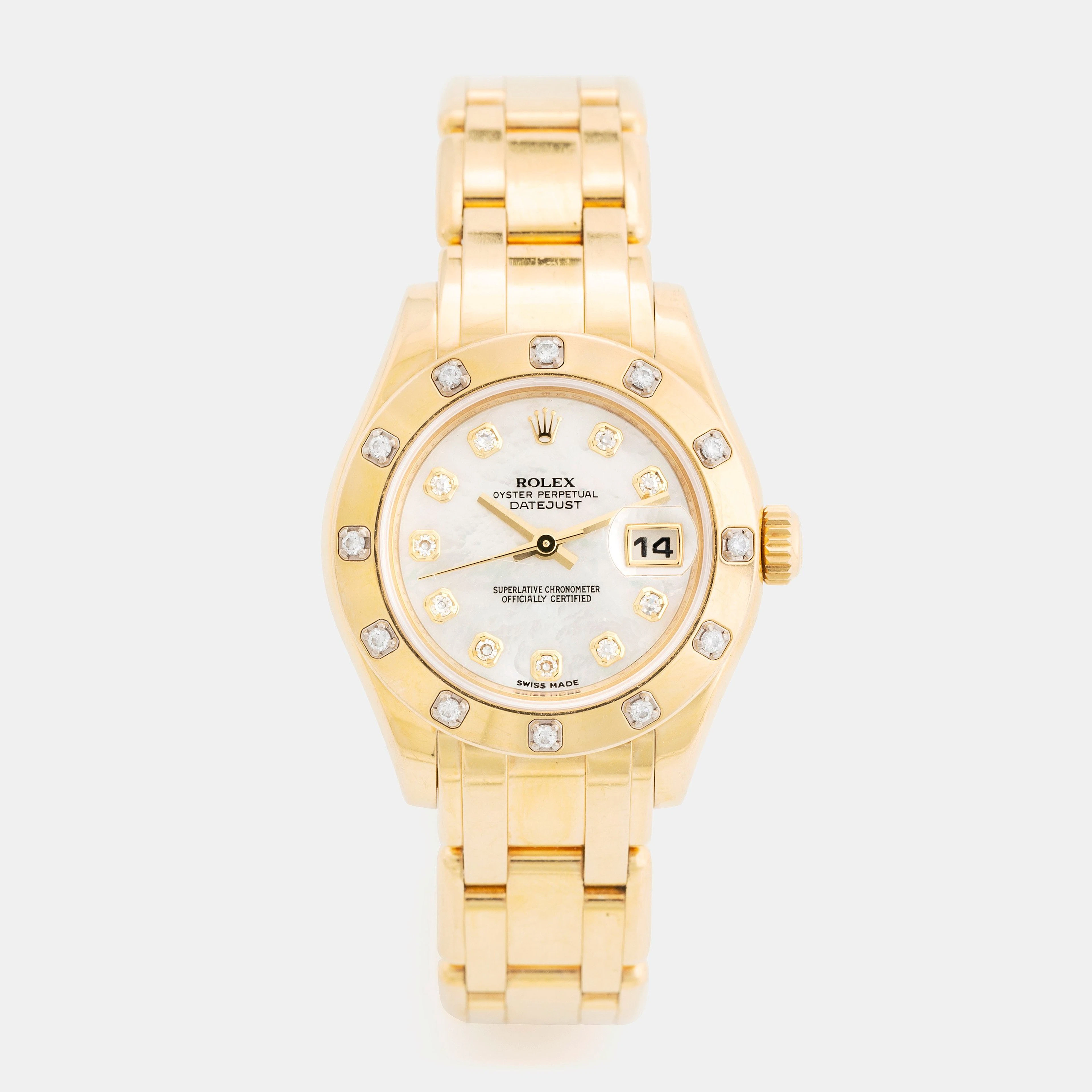 Rolex, Datejust, Pearlmaster, "Mother of Pearl Diamond Dial", ca 2012