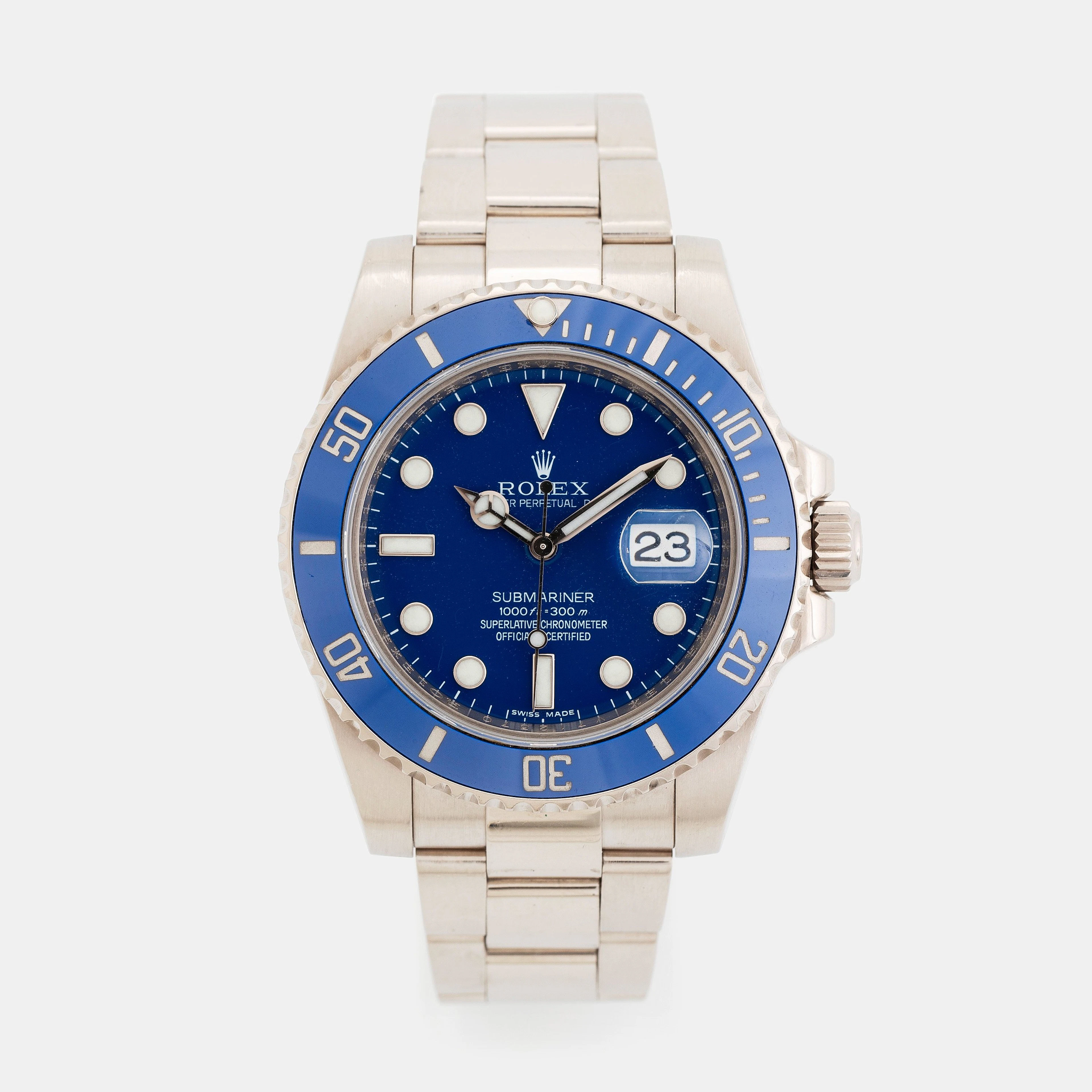 Rolex, Submariner, "Smurf", ca 2012.