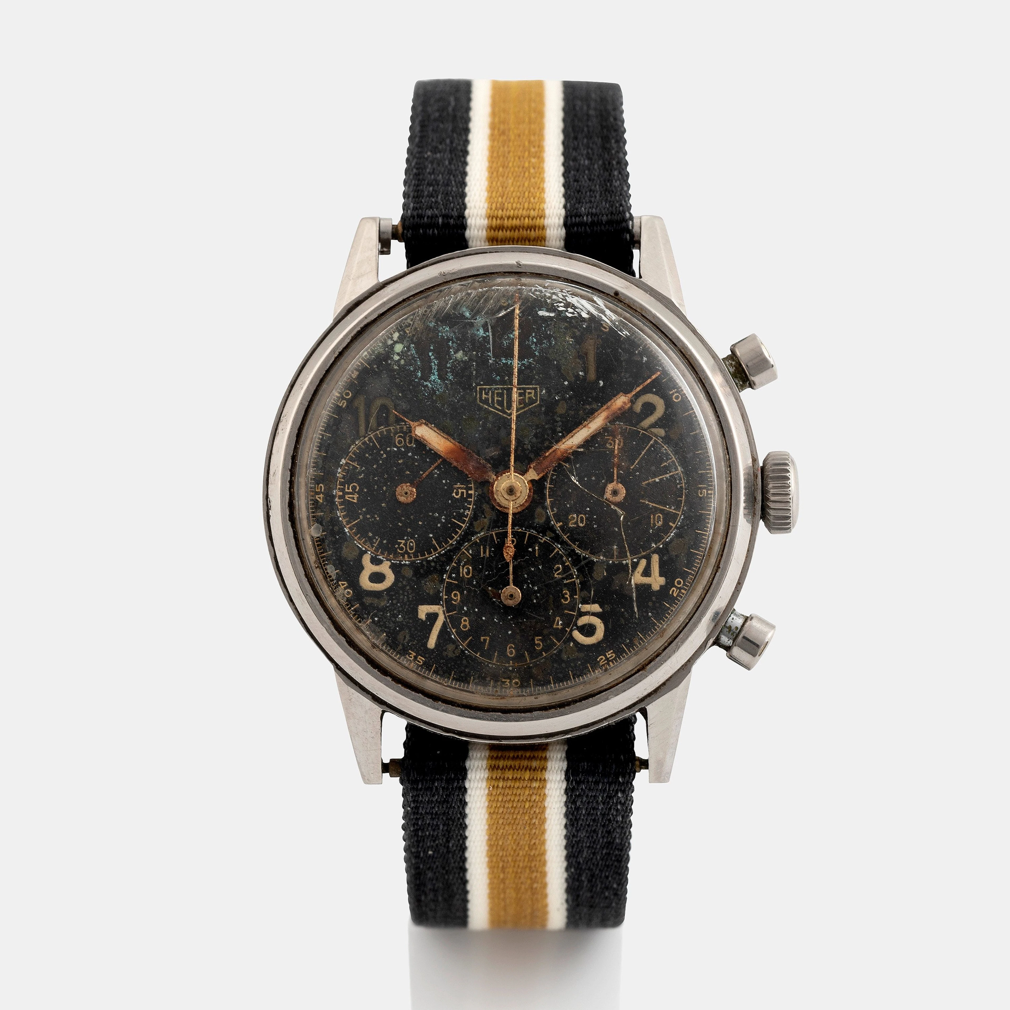 Heuer, chronograph, ca 1945.
