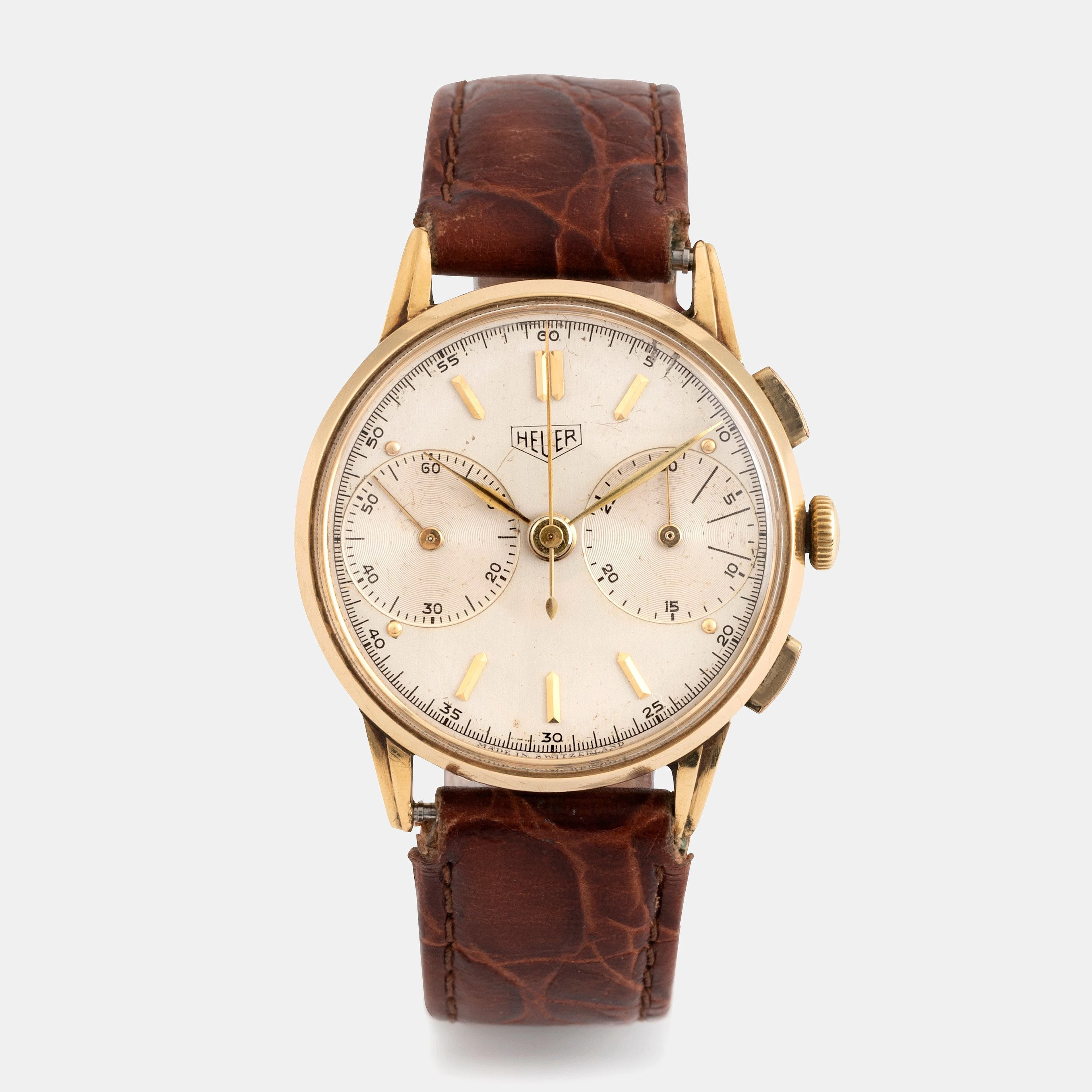 Heuer, "Big Eyes", chronograph, ca 1945
