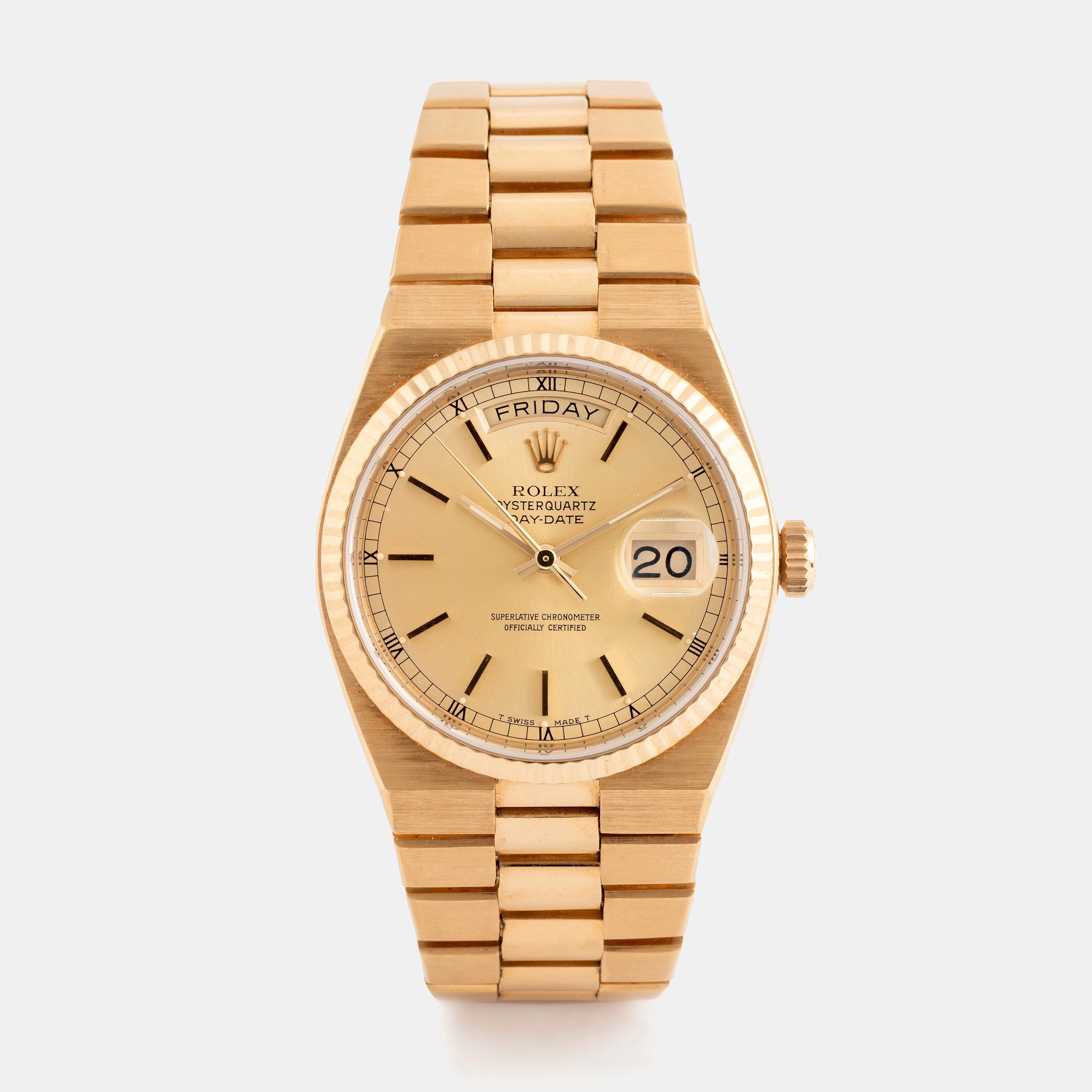 Rolex, Oysterquartz, Day-Date, ca 1979.