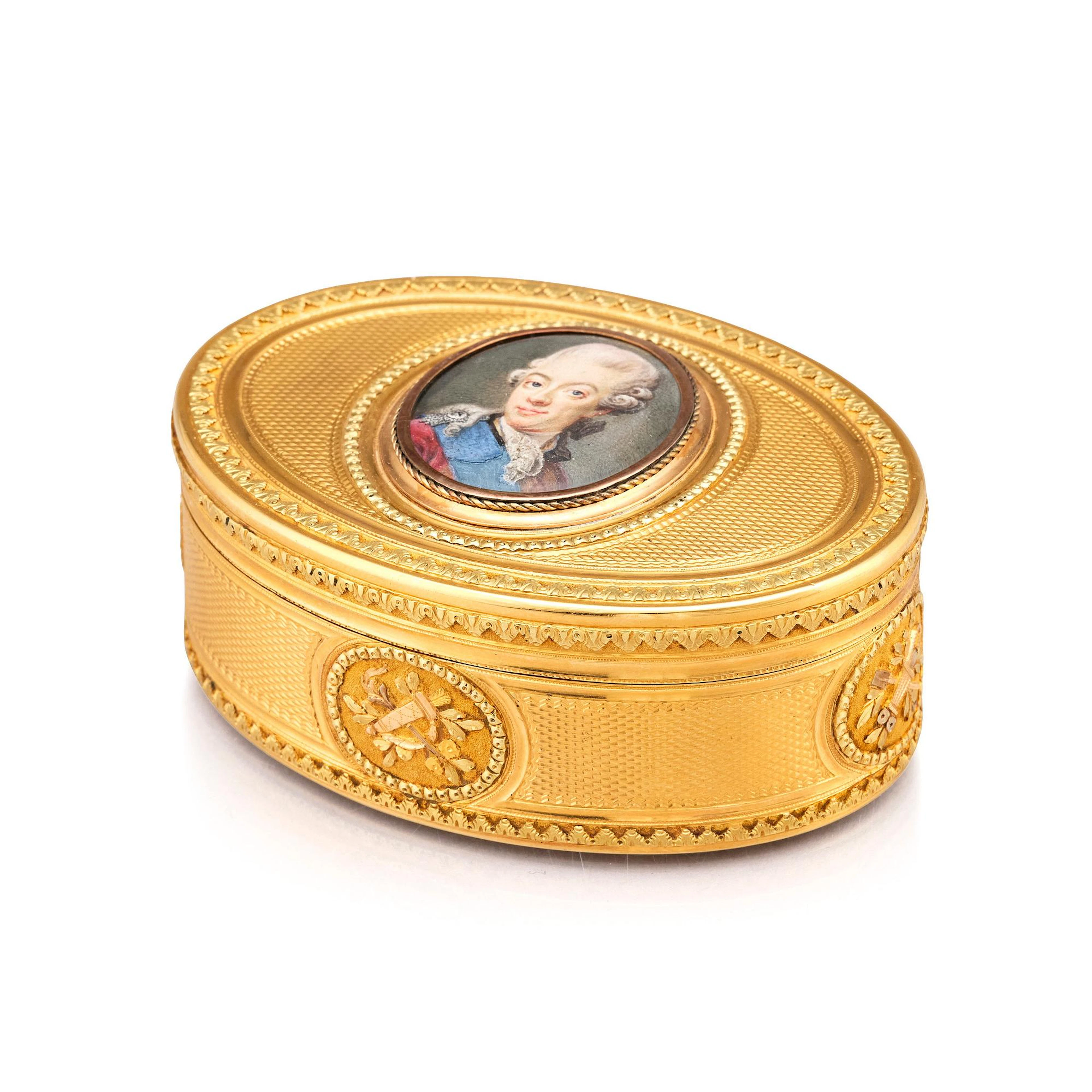 A Royal presentation gold box by Matthieu Philippe