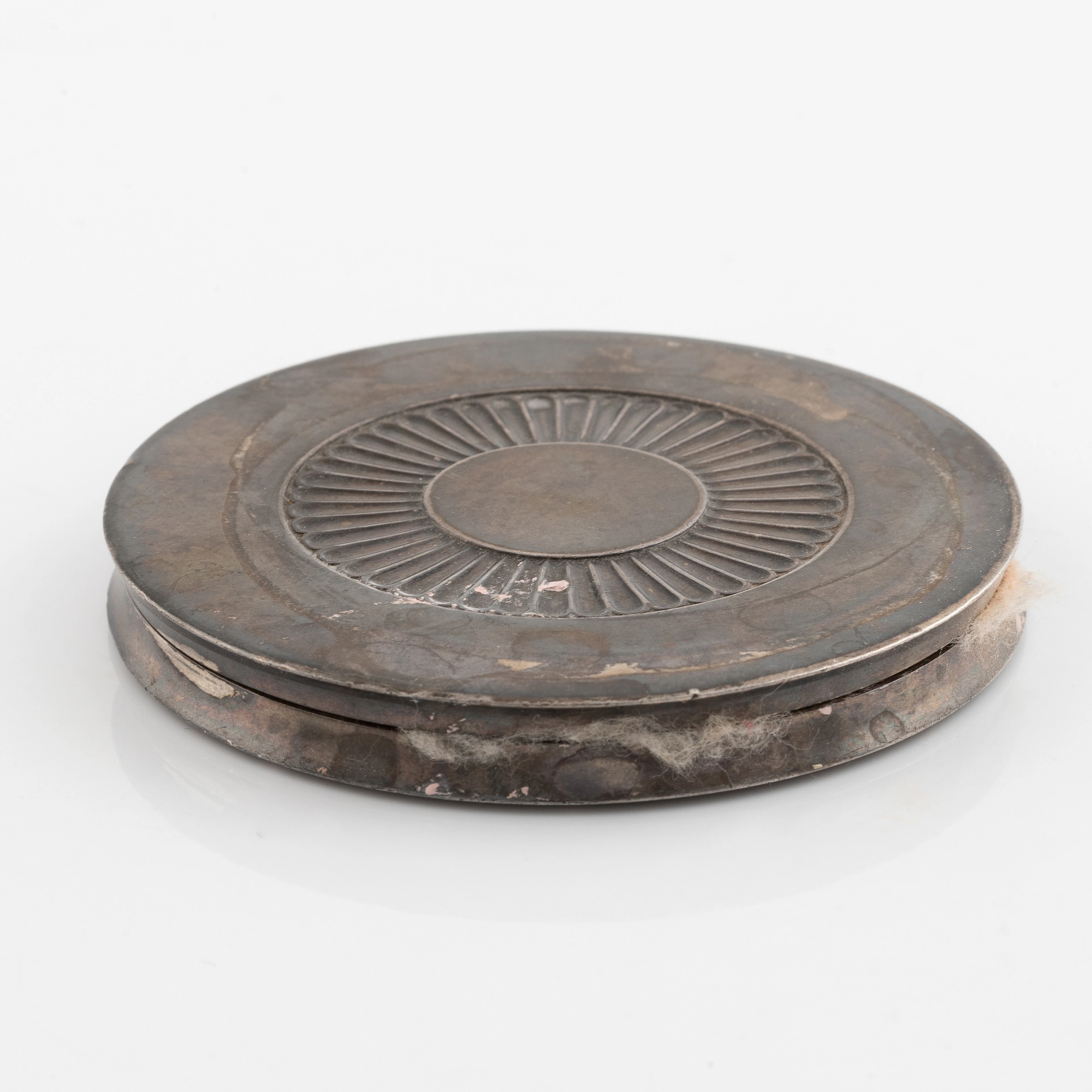 Georg Jensen, design Sigvard Bernadotte, silver with mirror powder case.