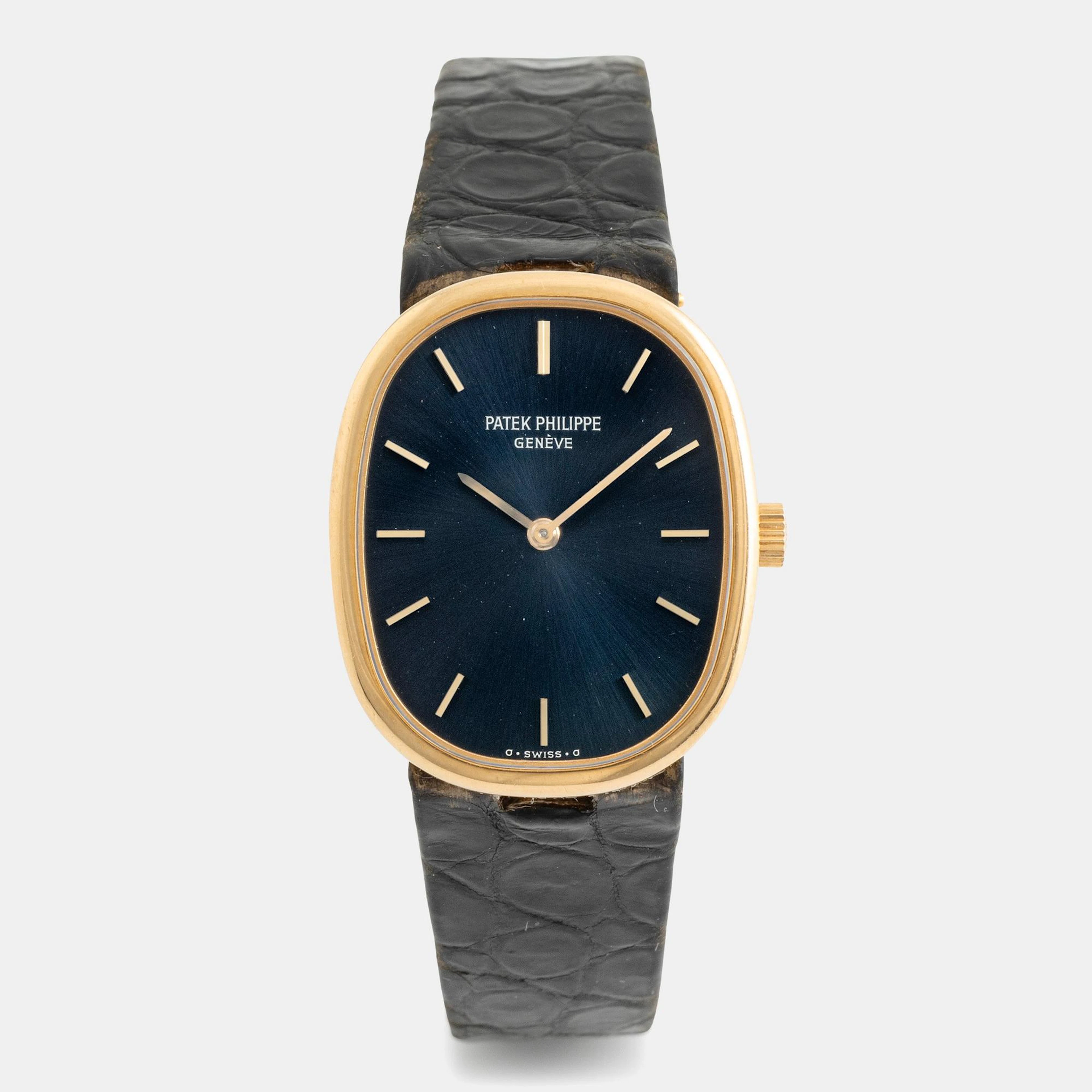Patek Philippe, Golden Ellipse, "Sigma Dial", ca 1980.