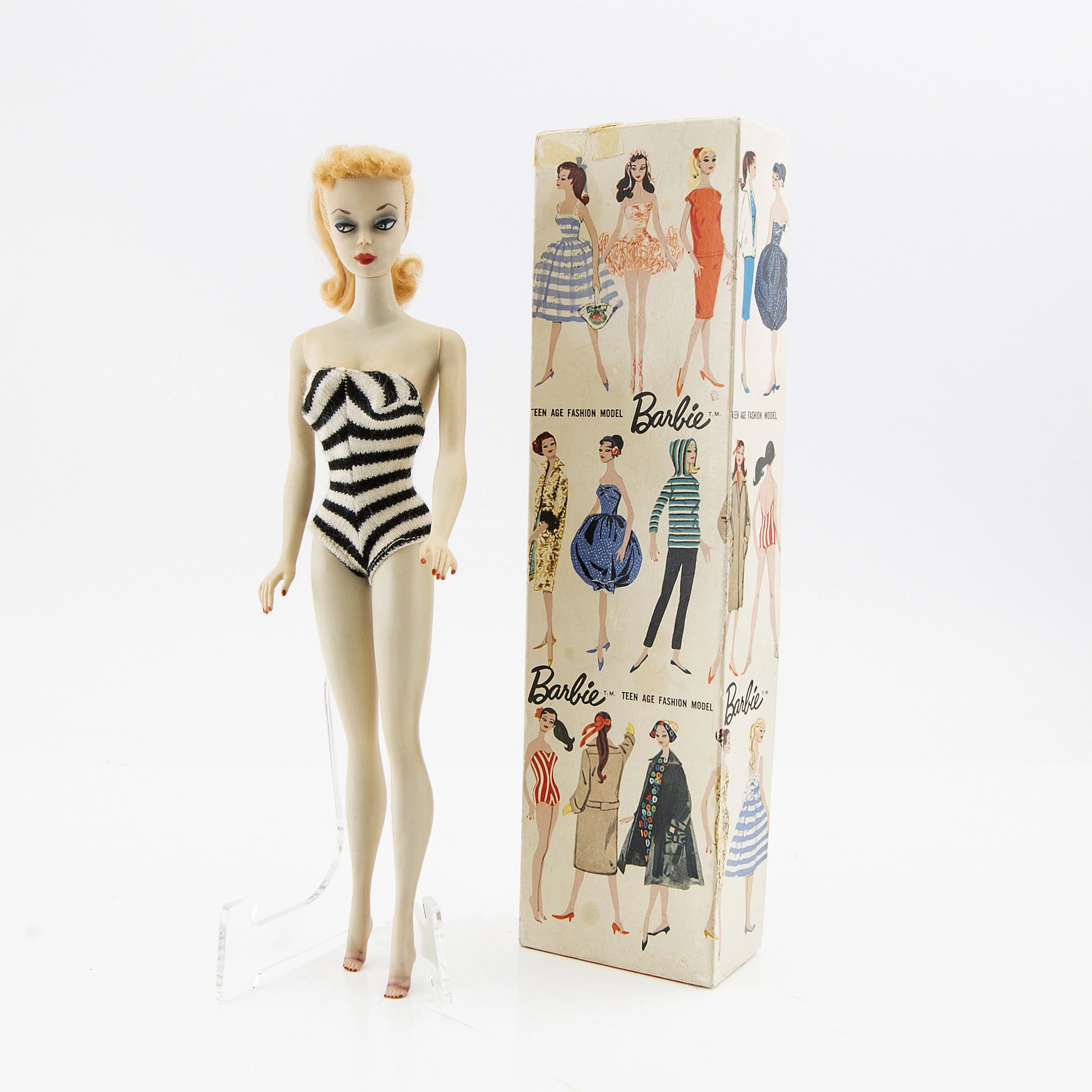Barbie, doll, vintage, "Nr. 1 Ponytail", Mattel 1959