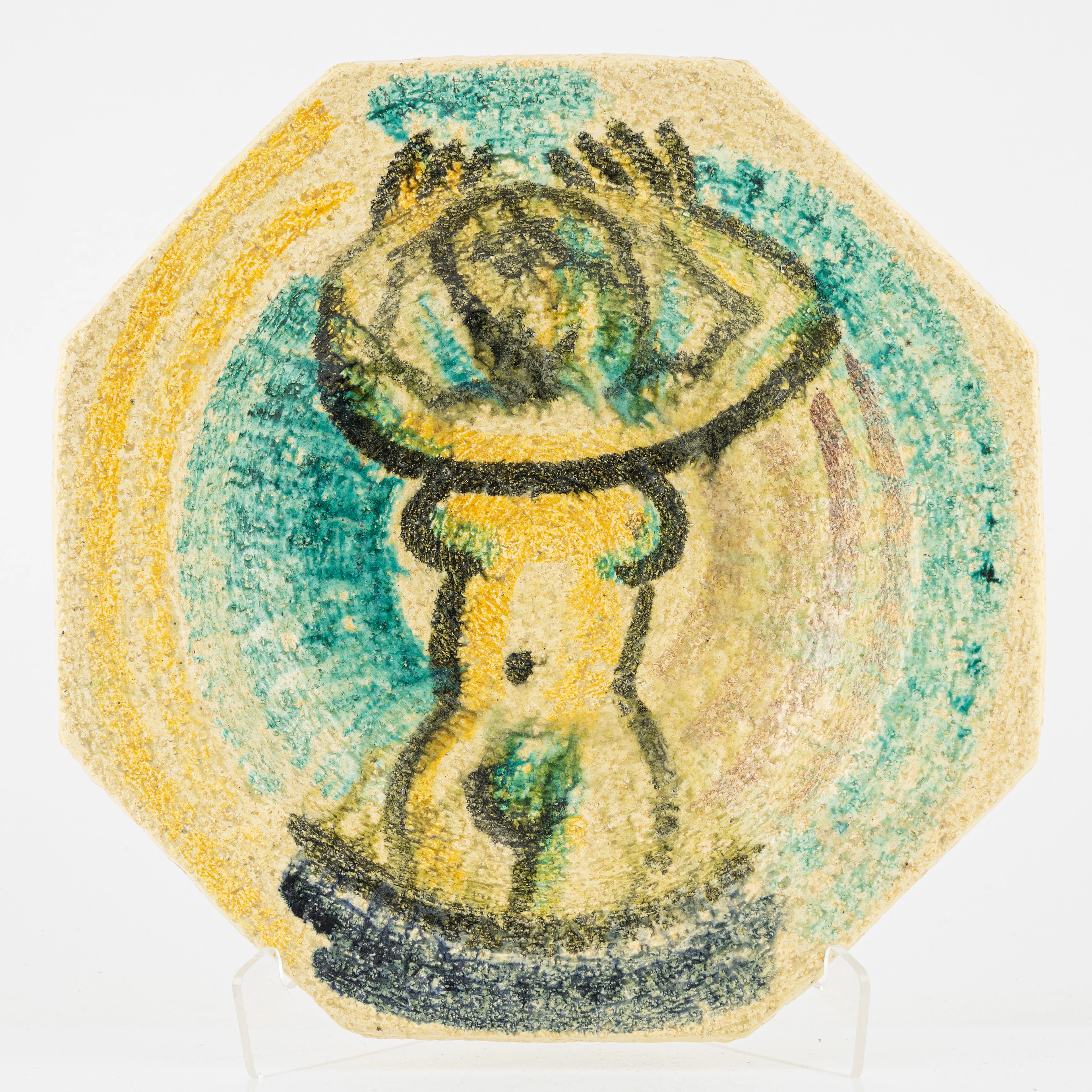 Isaac Grünewald, a stoneware bowl, Rörstrand, Sweden 1943.