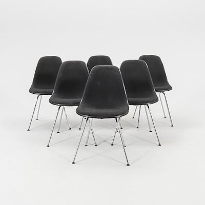 Charles & Ray Eames, chairs 6 pcs DSX Vitra 2000s.