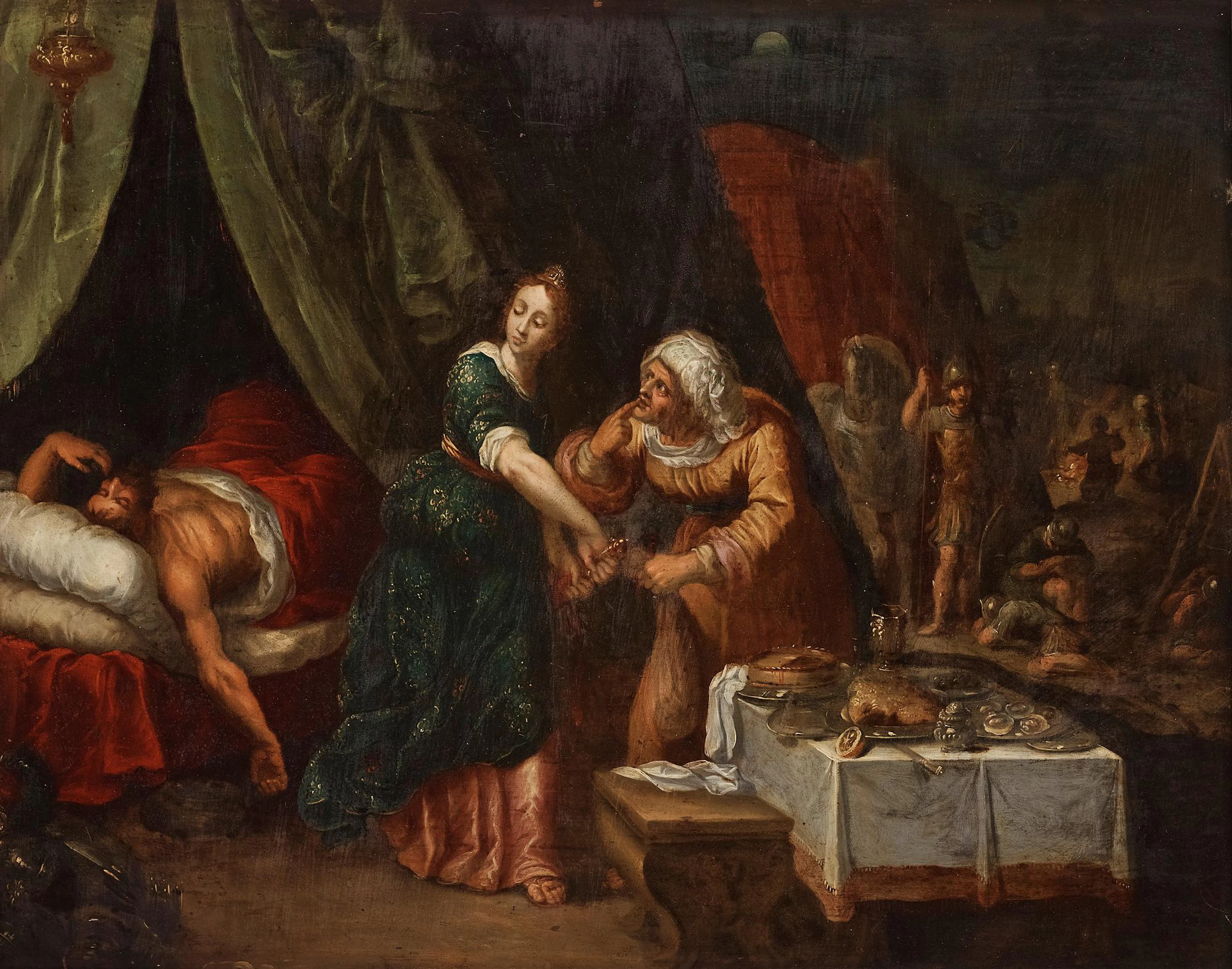 Frans Francken II, his studio