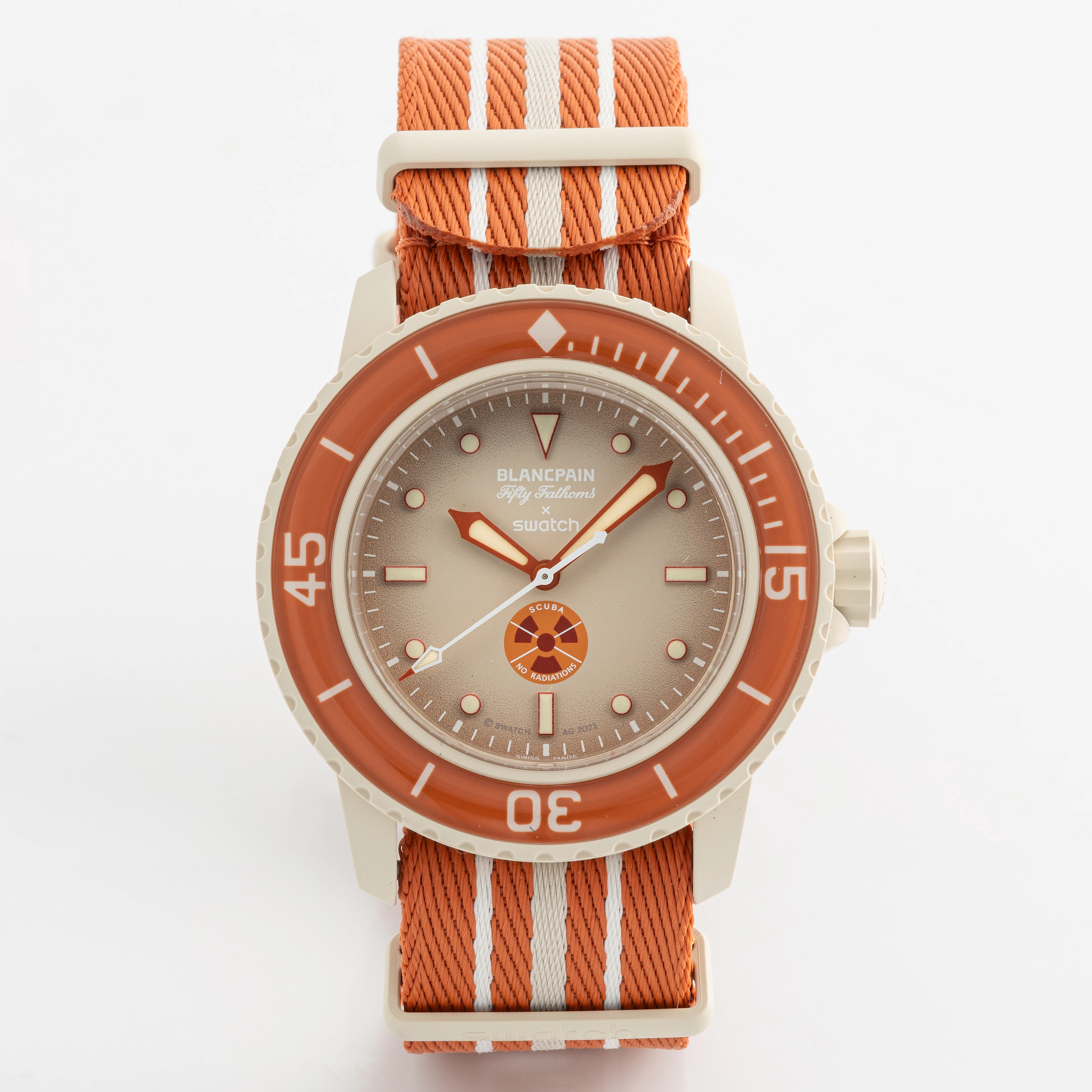 Swatch/Blancpain, Scuba Fifty Fathoms, Arctic Ocean, wristwatch, 42.3 mm.