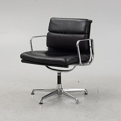 Charles & Ray Eames, a swivel 'Soft Pad Chair EA217", ICF, Italy.