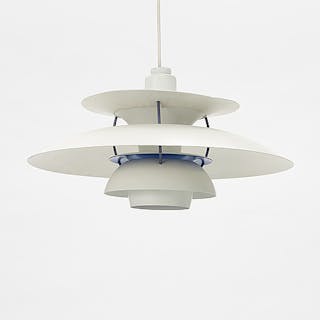 Poul Henningsen,a "PH 5" ceiling lamp for Louis Poulsen, Denmark.