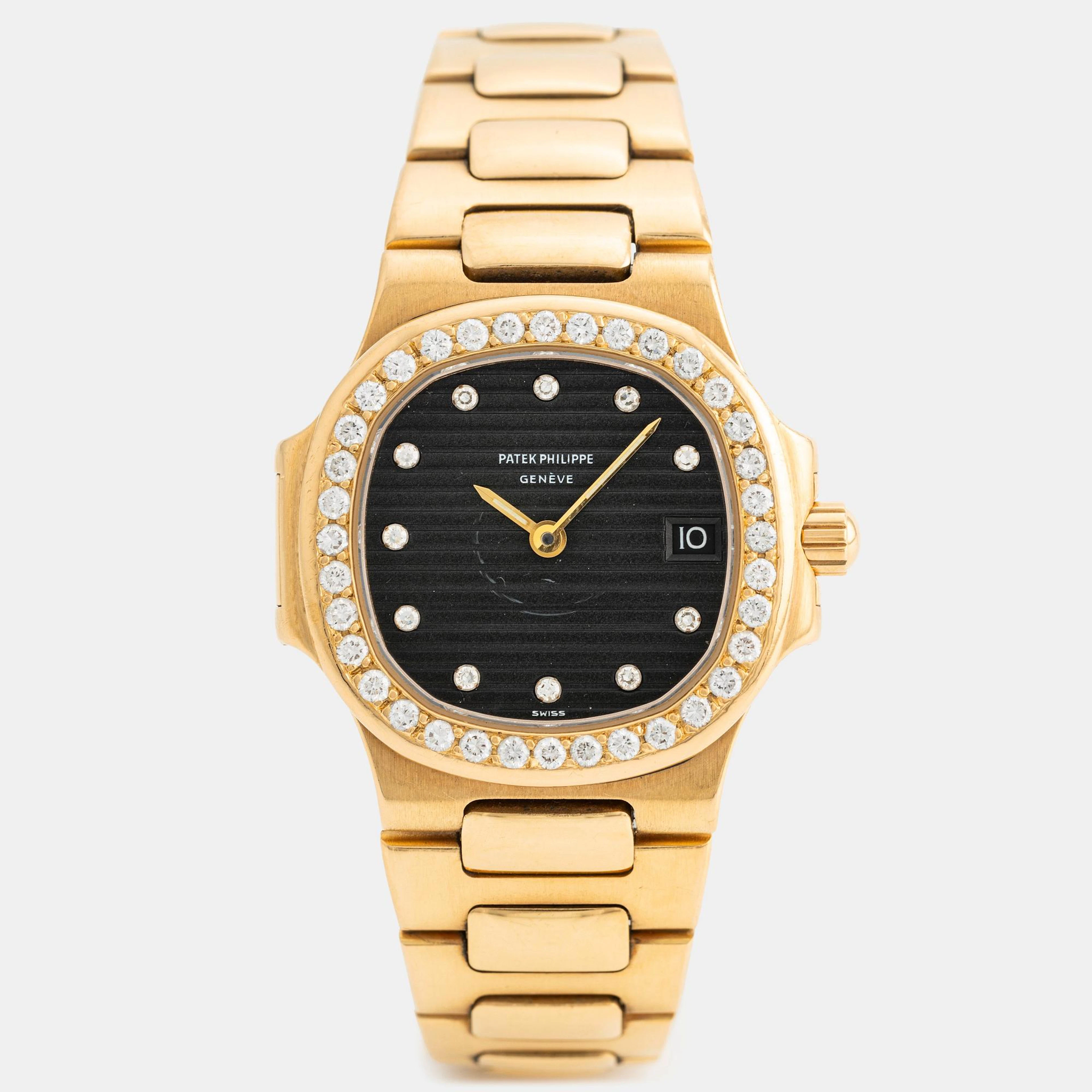 Patek Philippe, Nautilus, "Diamond Dial", "Diamond Bezel", ca 1982.