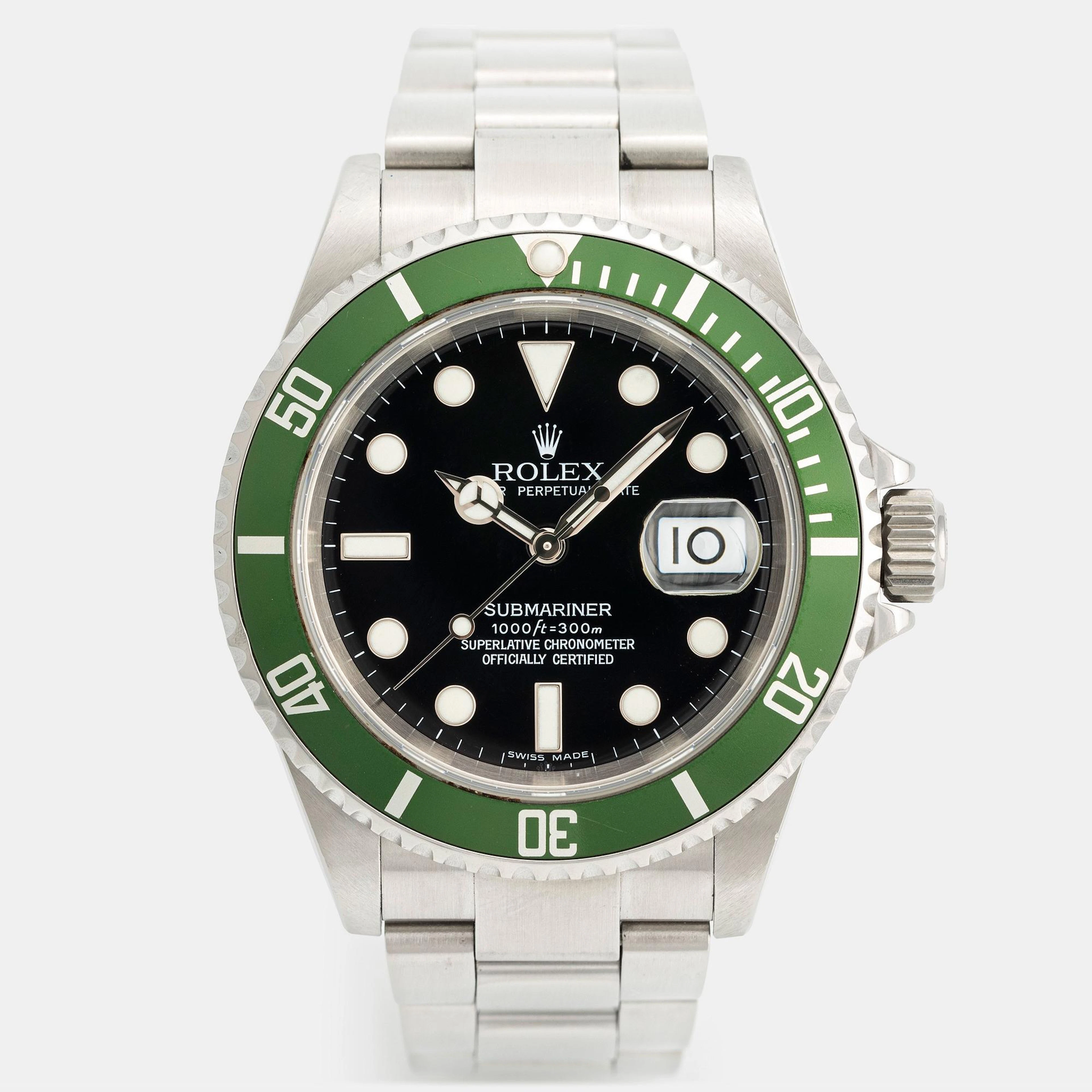 Rolex, Submariner, "Kermit", "Mark IV / Slim Four Bezel", ca 2006.