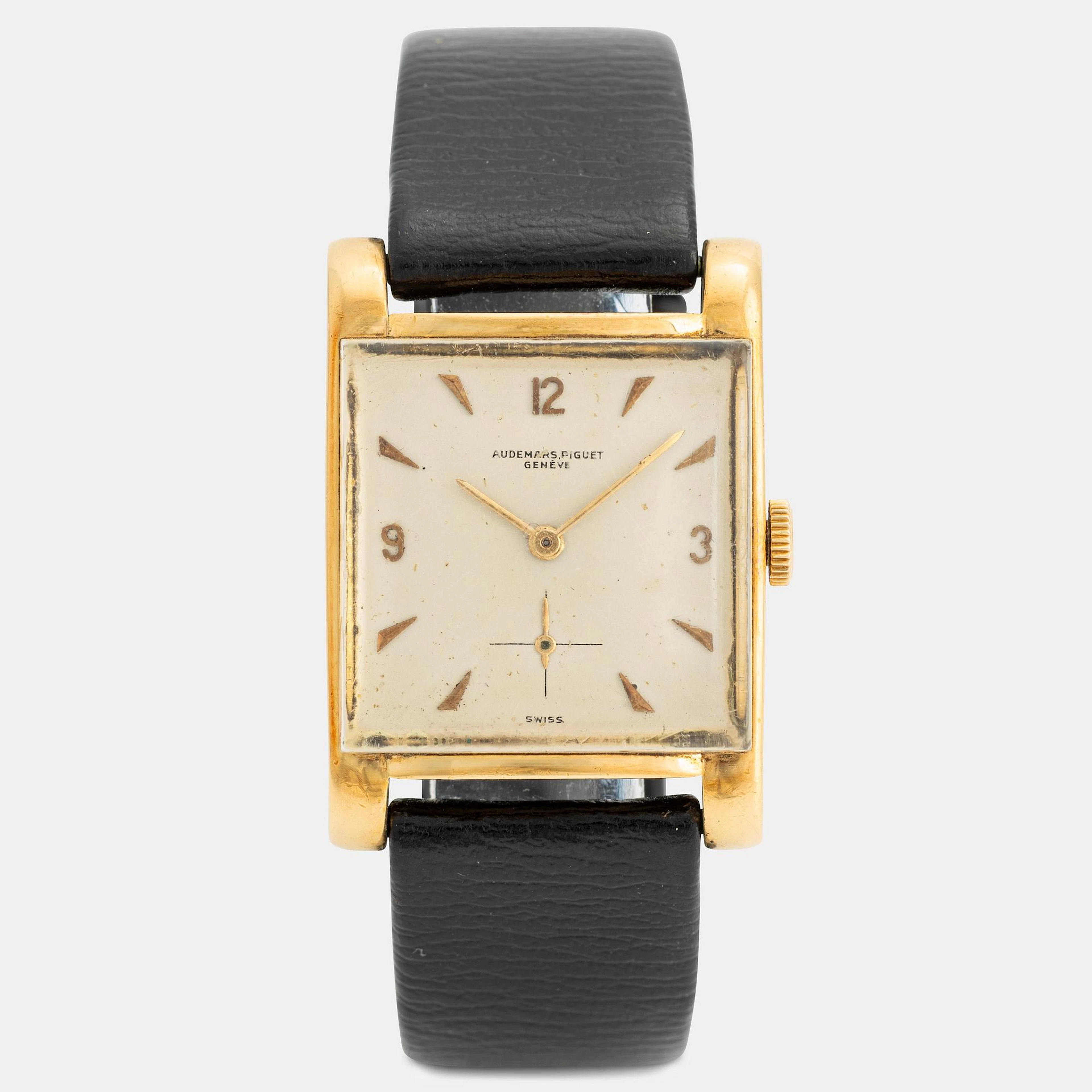 Audemars Piguet, "Tank", "Baumgartner Case", ca 1955.