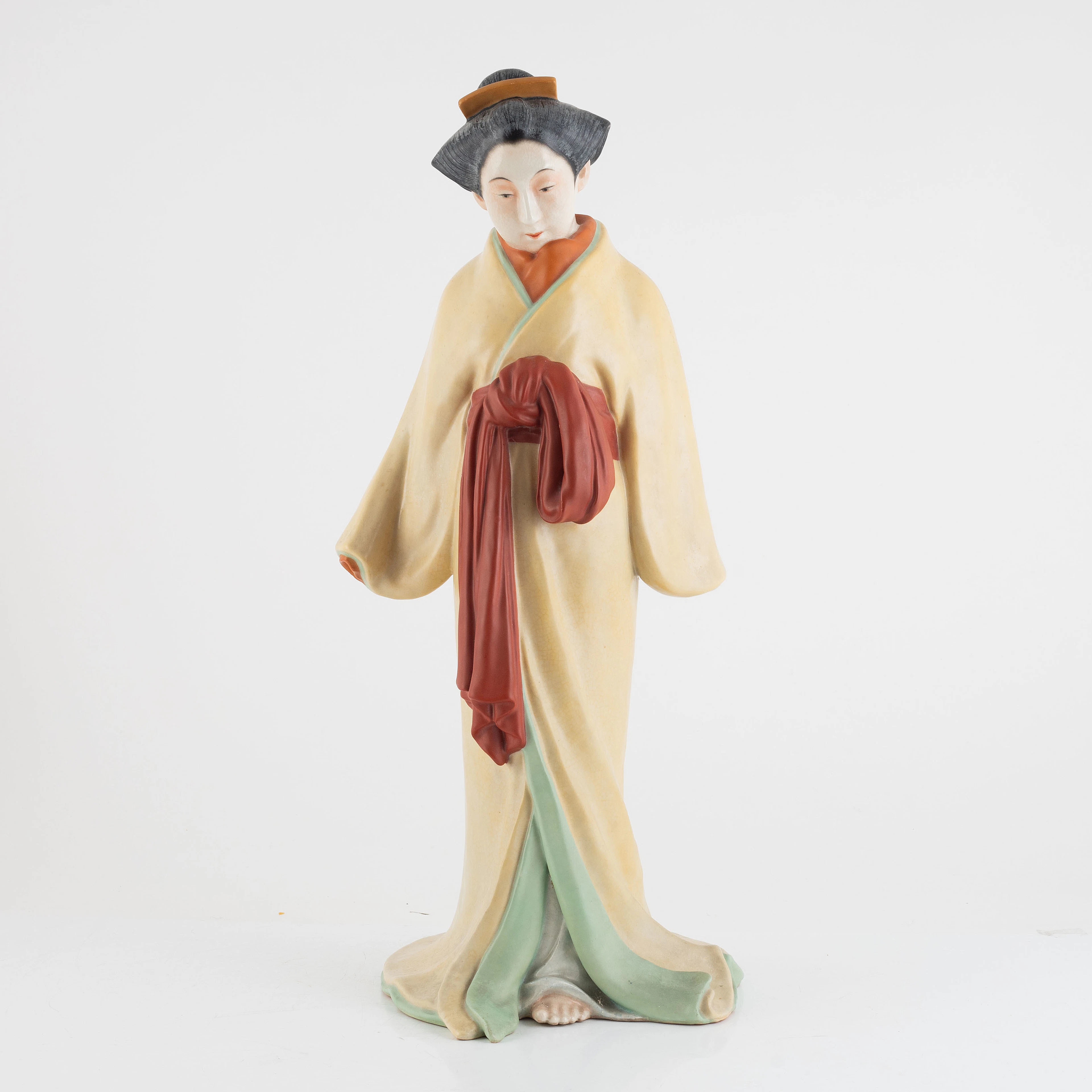 Sculpture, porcelain, Kozan, Japan, 20th century.