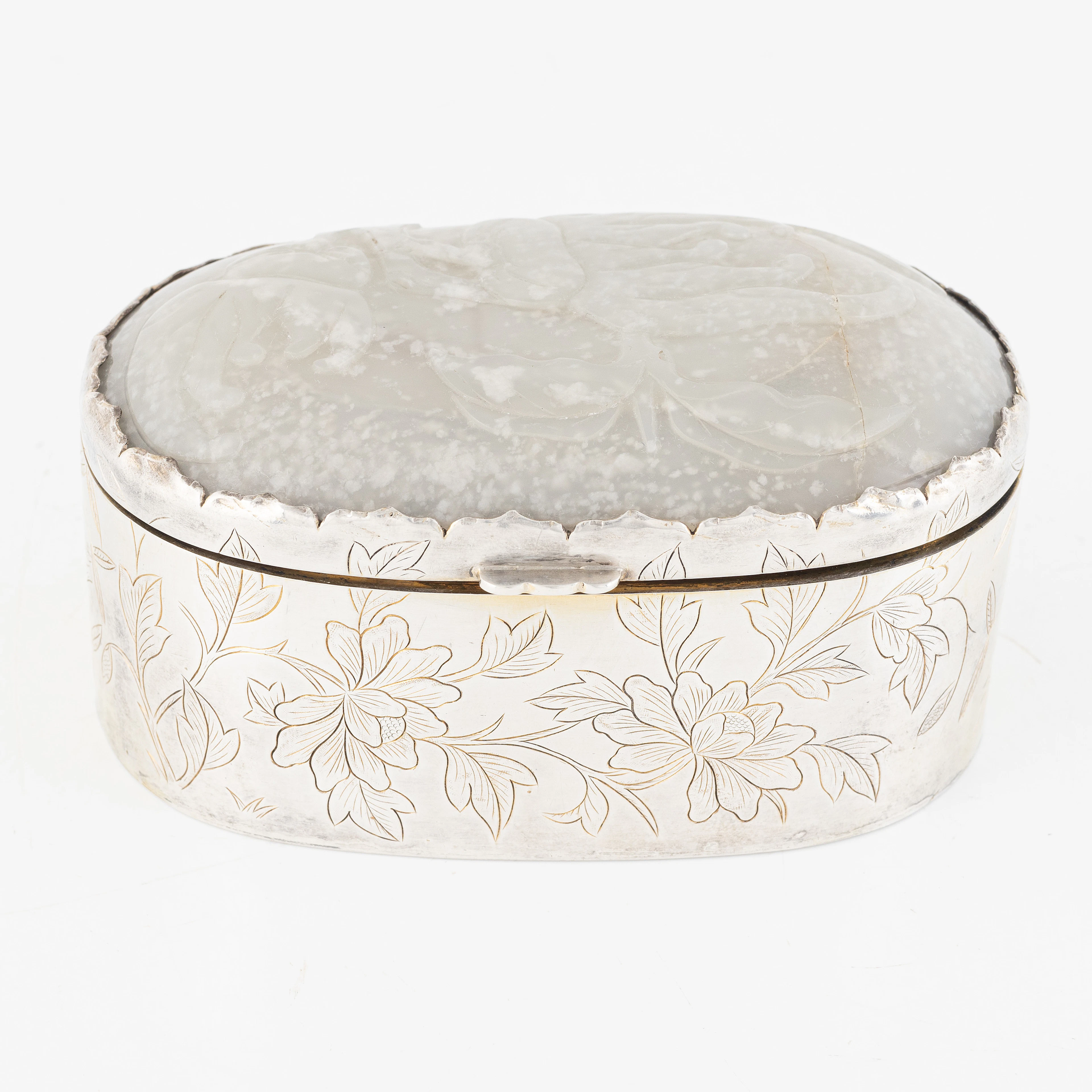 A silver box