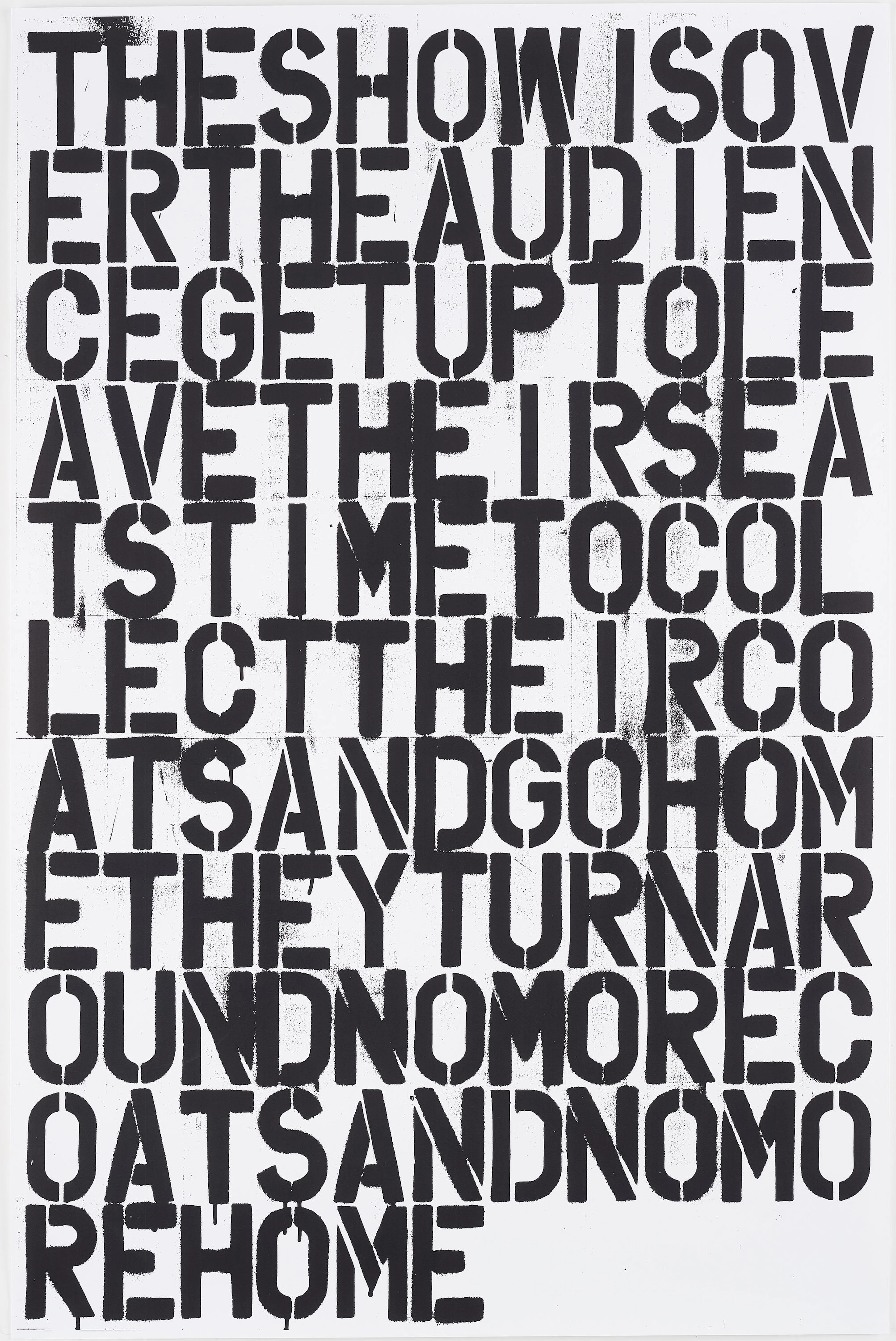 Christopher Wool and Felix Gonzalez-Torres