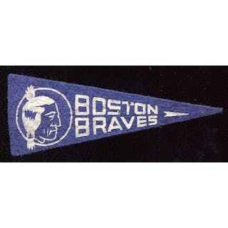 1940's? Boston Braves Mini-Pennant