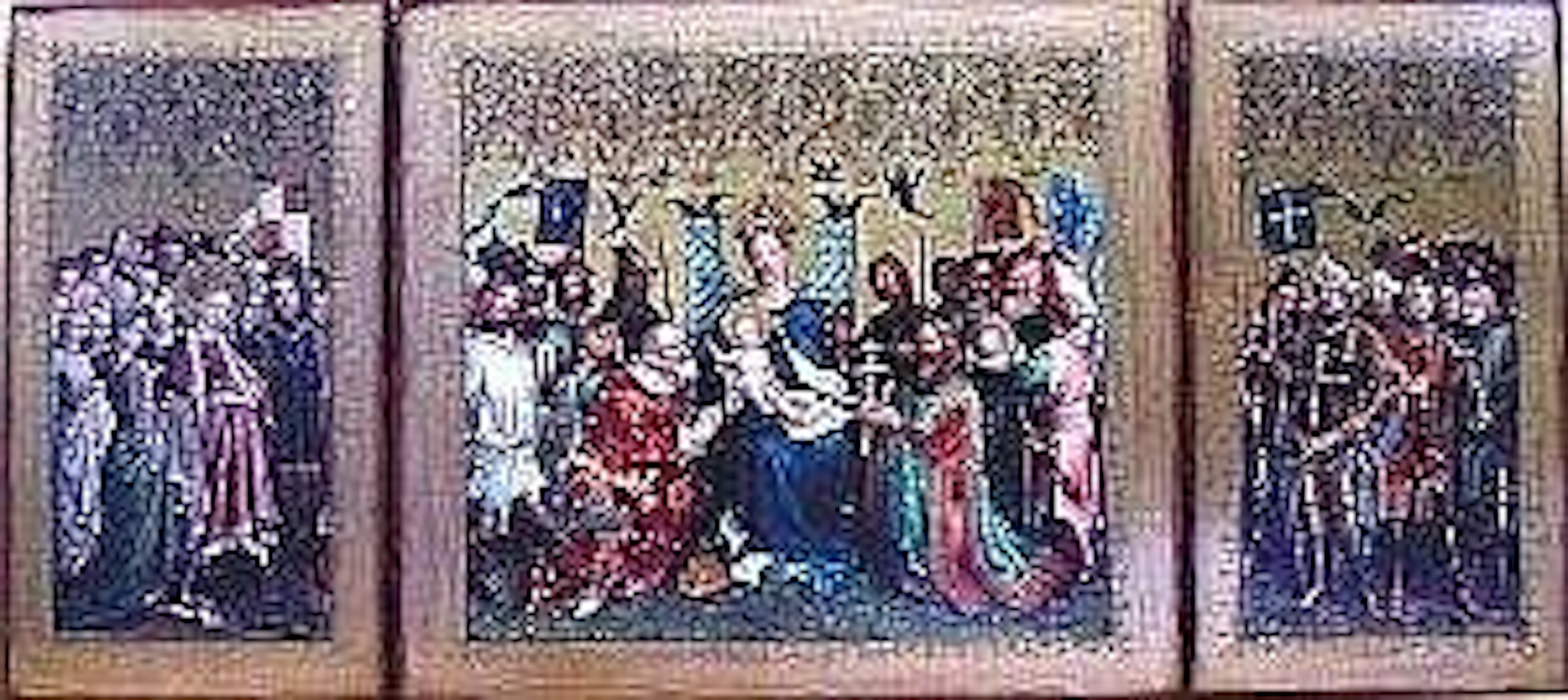 STEFAN LOCHNER (KOPIE NACH) FLAGELALTAR 145 X 166 CM