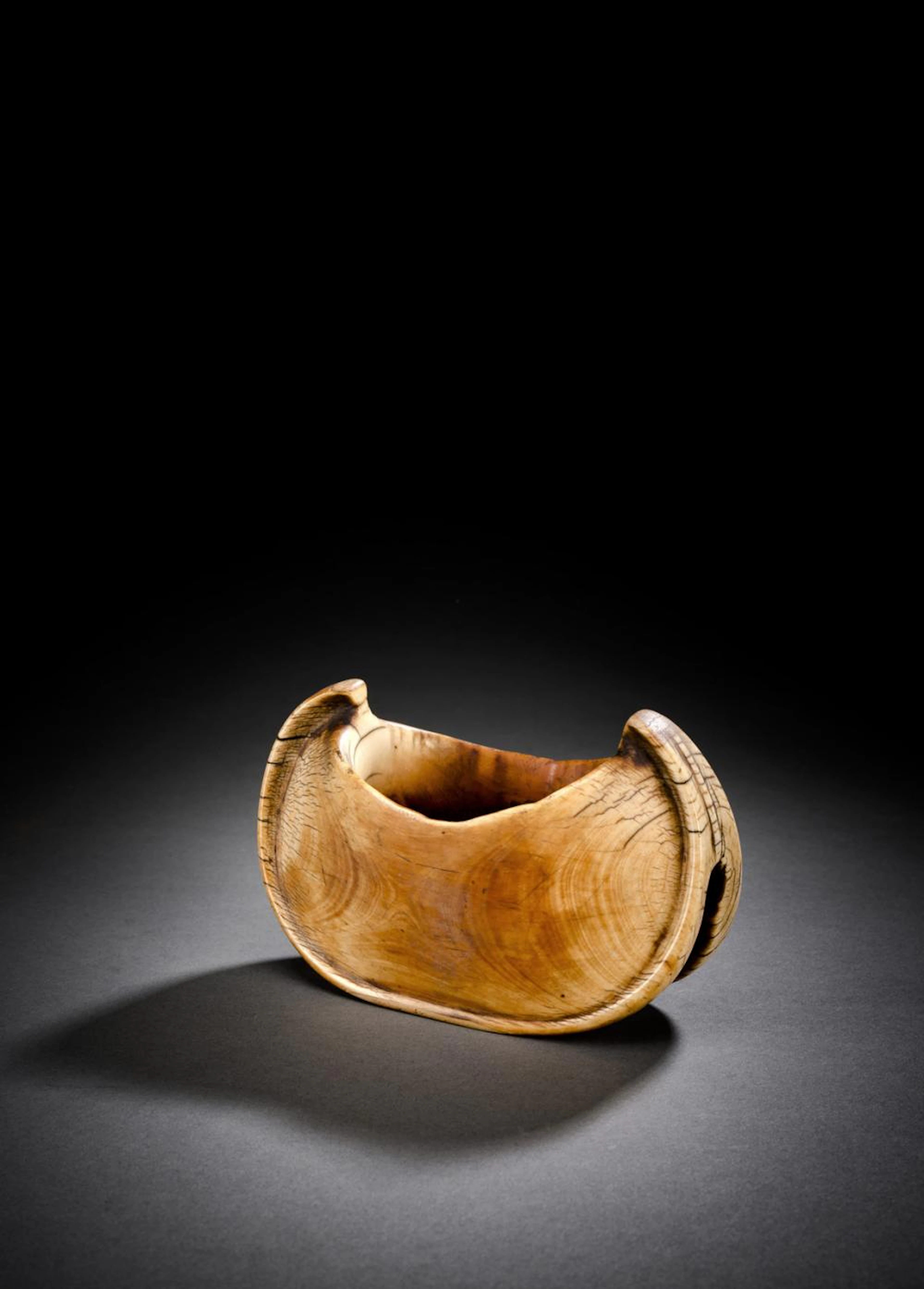 A RARE AND FINE KIKUYU IVORY BANGLE